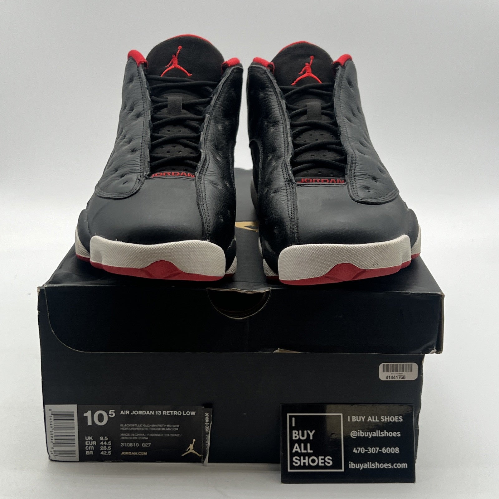 Size 10.5 - Air Jordan 13 Retro Low Bred (310810-027)