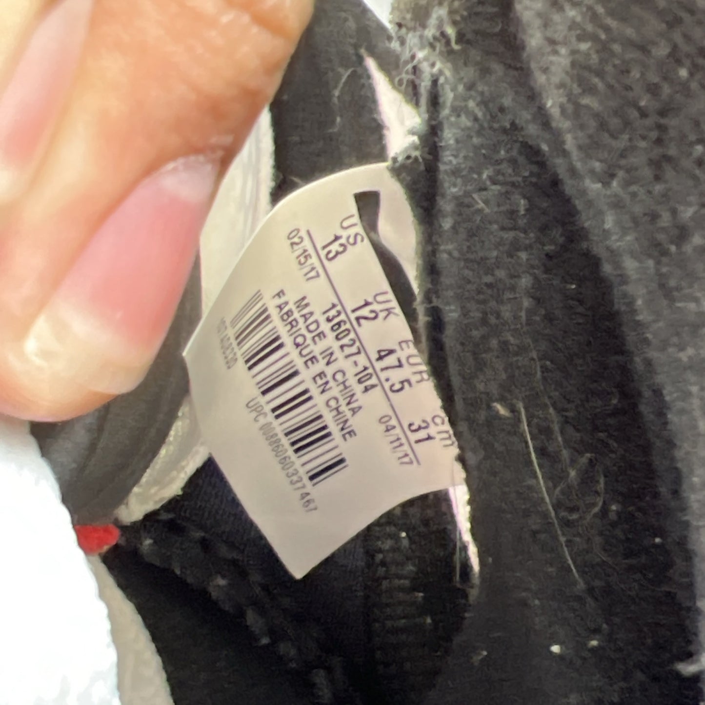Size 13 - Air Jordan 5 Retro White Cement (136027-104)