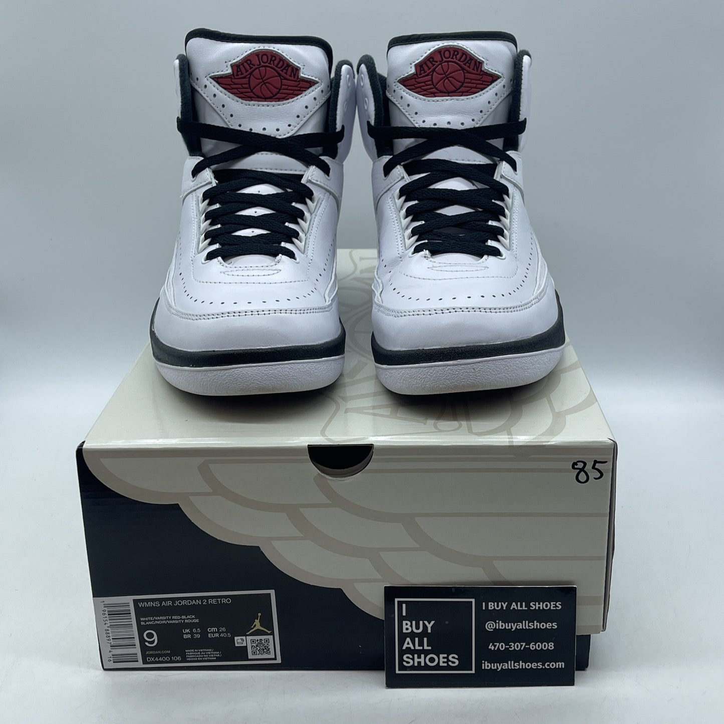 Size 9 - Wmns Air Jordan 2 Retro 2022 Chicago White Red Leather (DX4400-106)