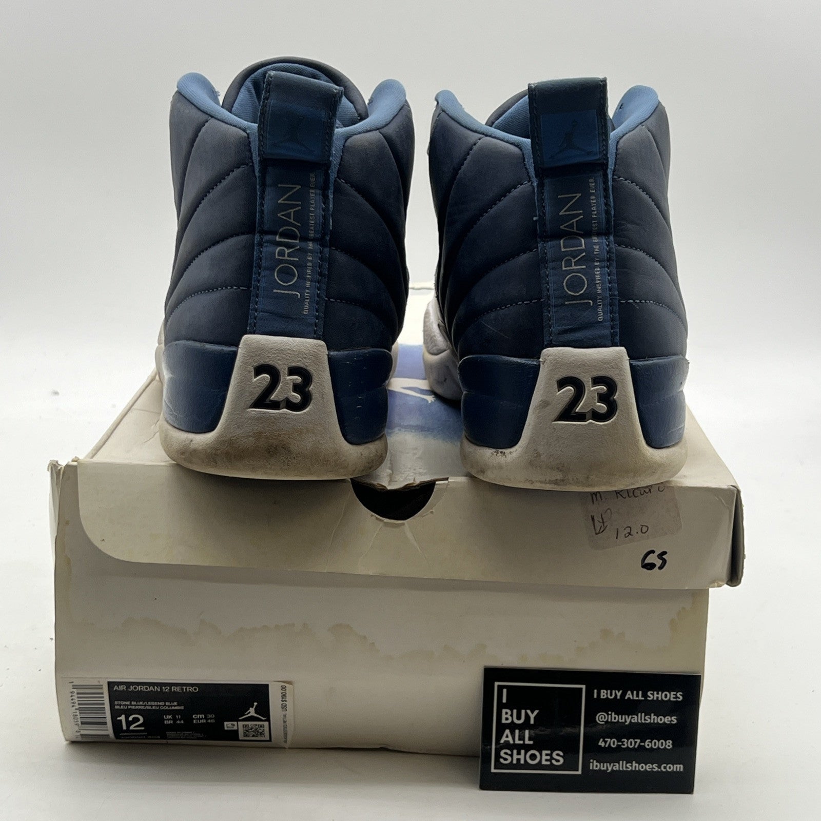 Size 12 - Air Jordan 12 Retro Indigo 2020 (130690-404)