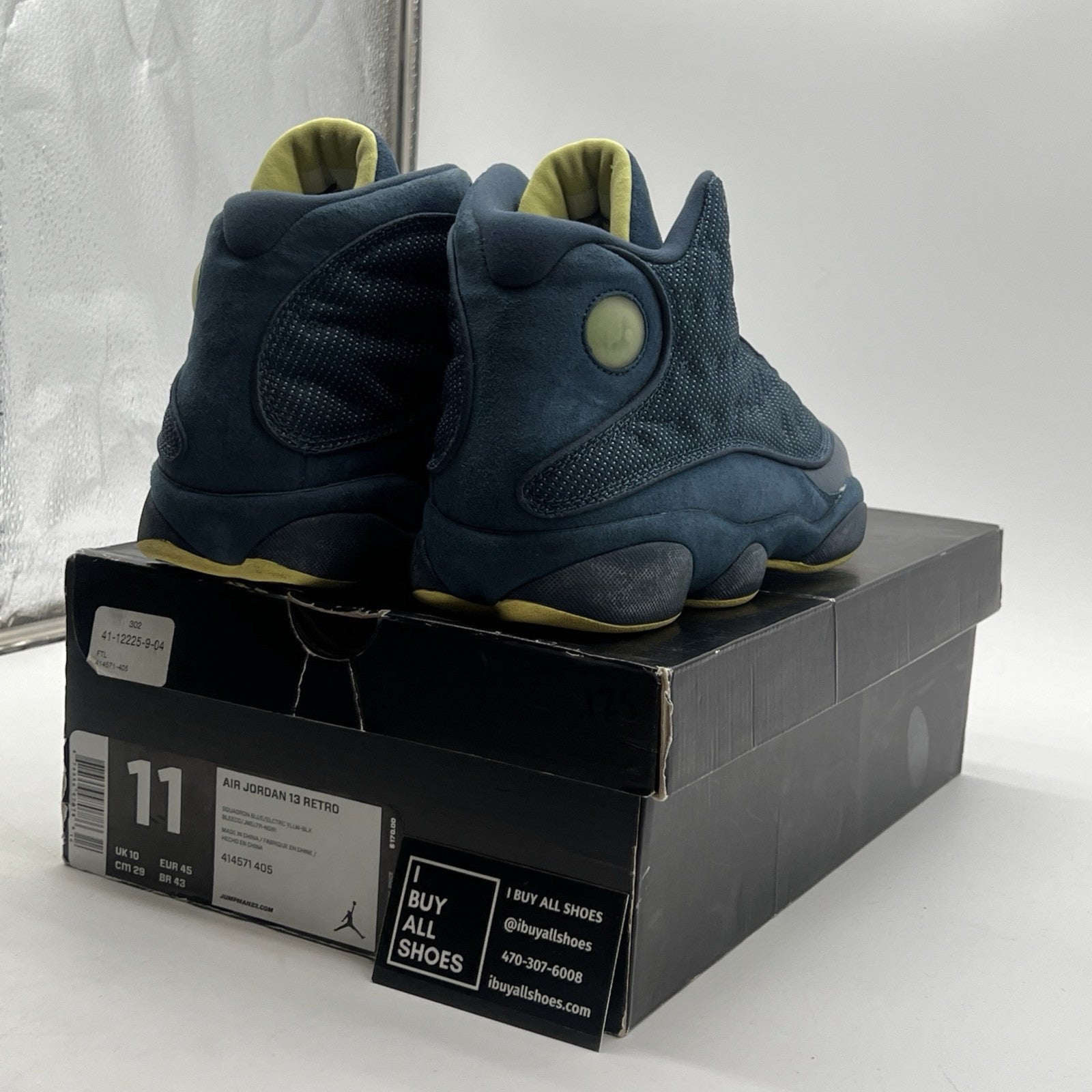 Size 11 - Air Jordan 13 Retro Squadron Blue (414571-405)
