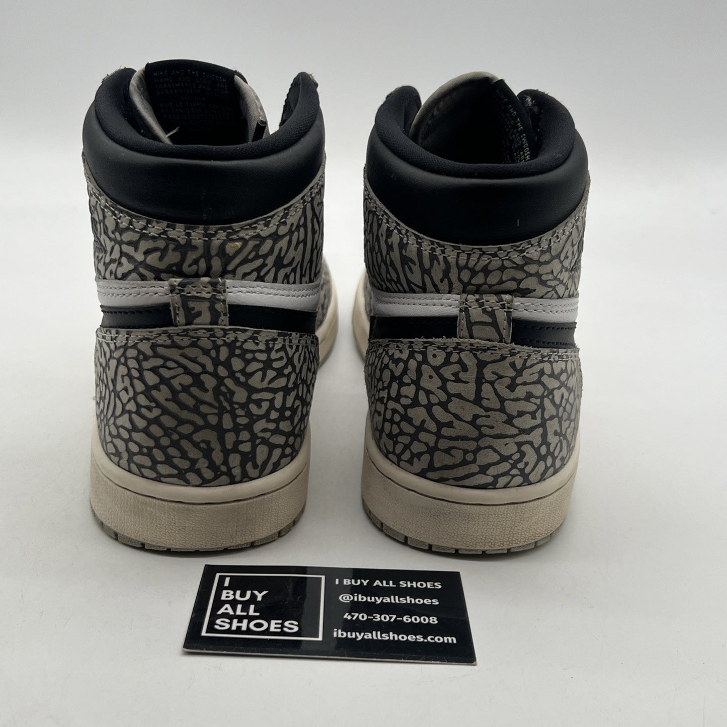 Size 10 - Air Jordan 1 Retro OG High White Cement (DZ5485-052)