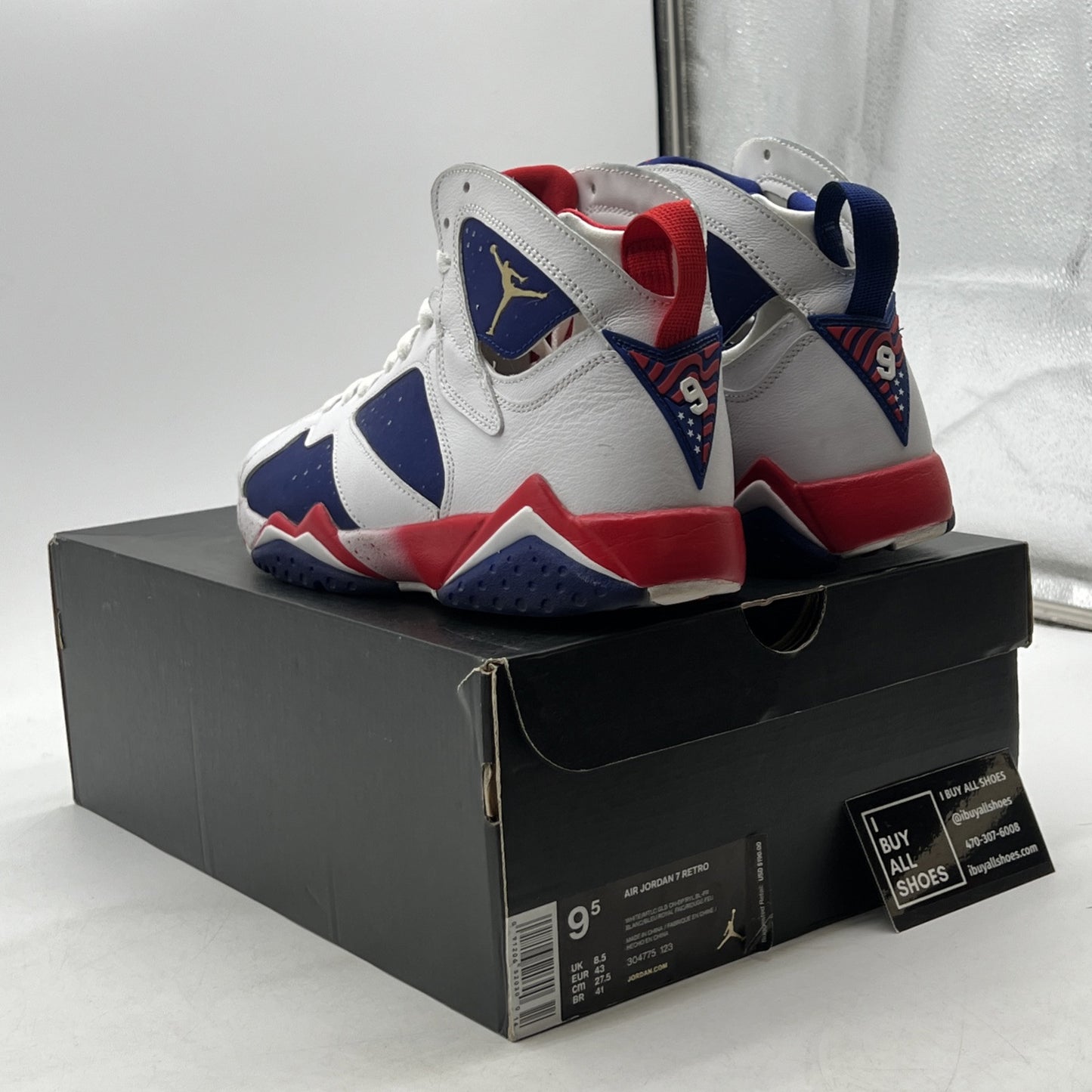 Size 9.5 - Air Jordan 7 Retro Tinker Alternate (304775-123)