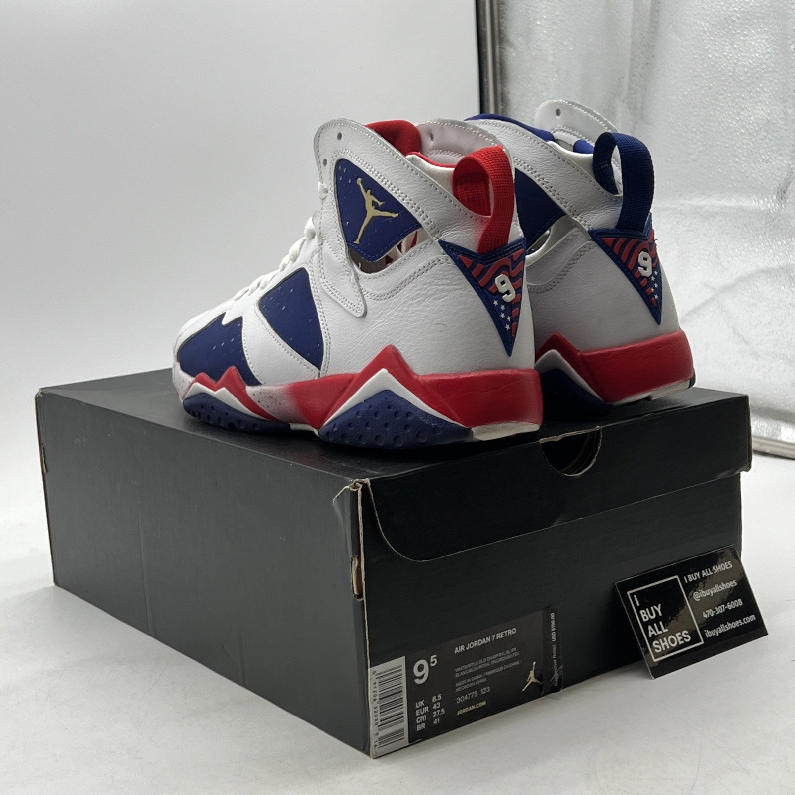 Size 9.5 - Air Jordan 7 Retro Tinker Alternate (304775-123)