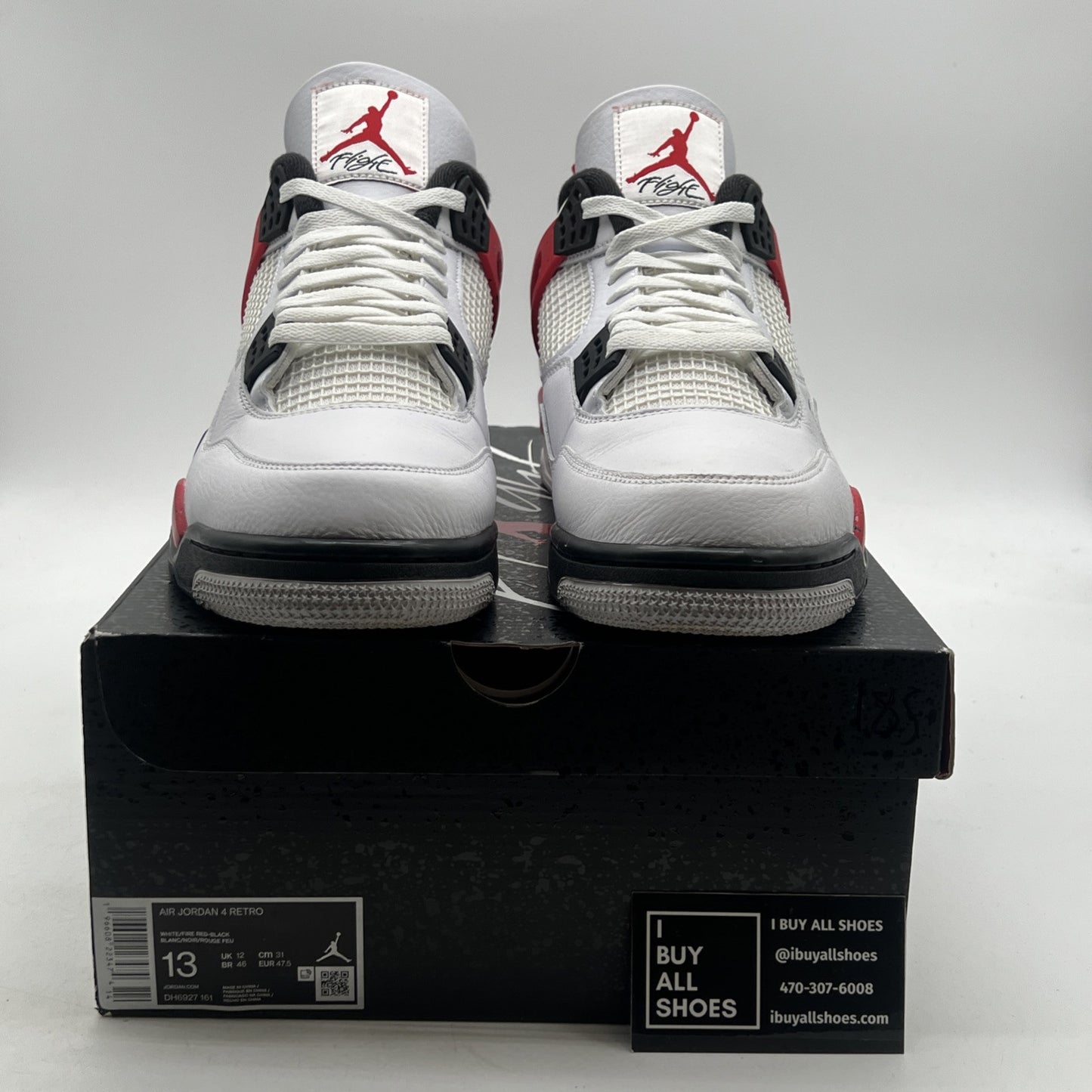 Size 13 - Air Jordan 4 Retro Mid Red Cement (DH6927-161)