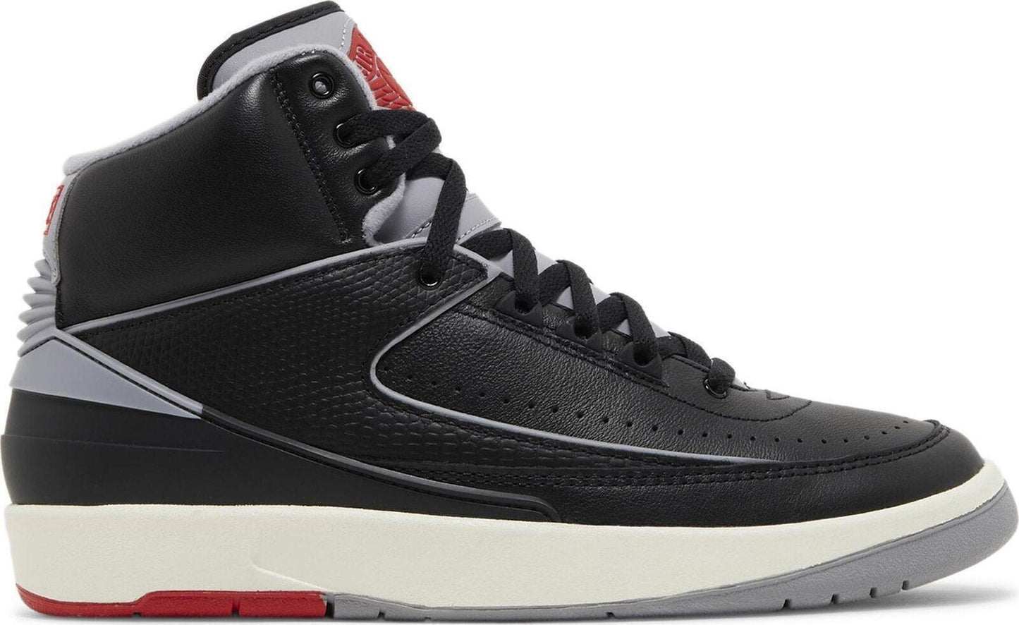 Size 9 - Air Jordan 2 Retro Black Cement Black Grey Leather (DR8884-001)