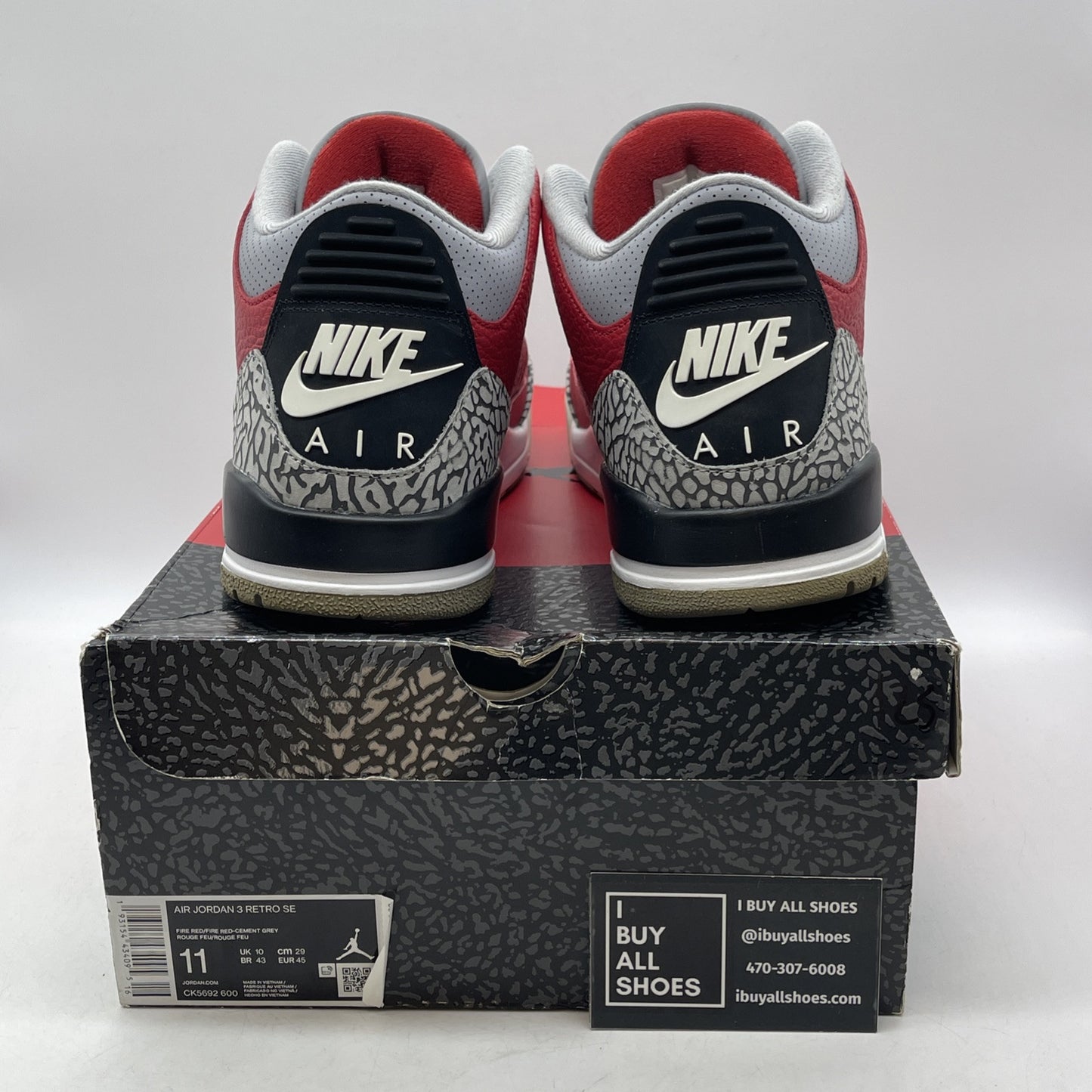 Size 11 - Jordan 3 Retro SE Mid Unite Red Grey Suede Leather (CK5692-600)