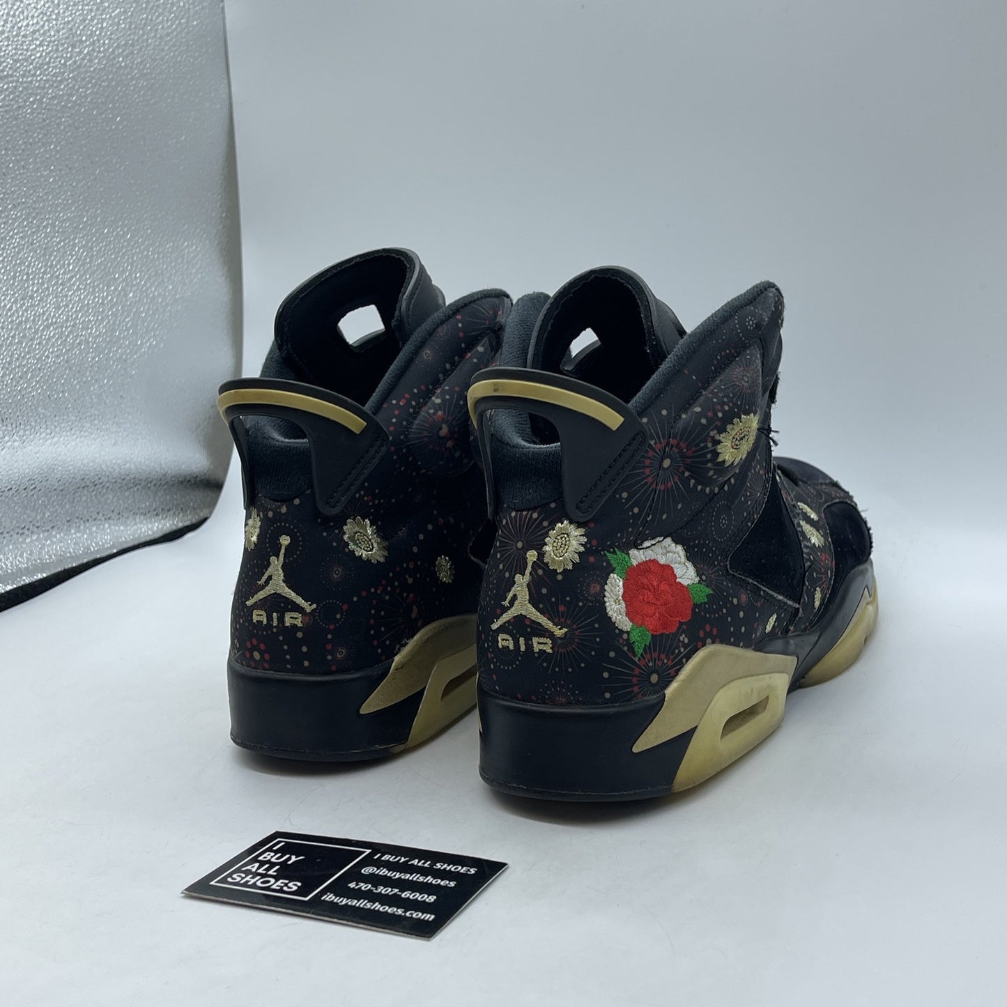 Size 10 - Air Jordan 6 Retro Chinese New Year Black Gold Suede (AA2492-021)