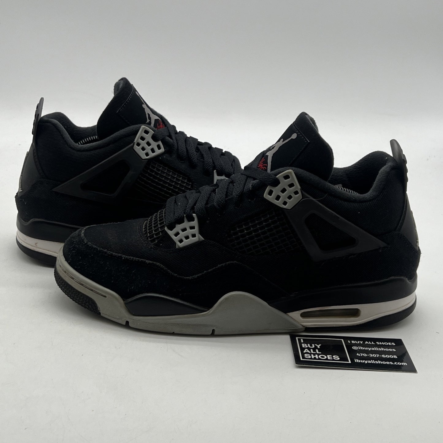 Size 11 - Air Jordan 4 Retro SE Mid Black Canvas (DH7138-006)