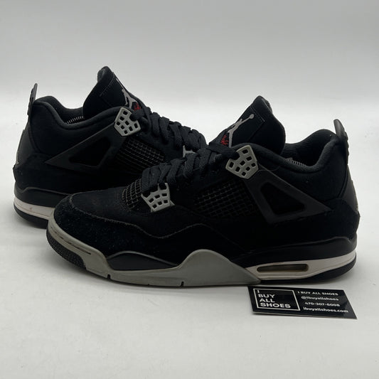 Size 11 - Air Jordan 4 Retro SE Mid Black Canvas (DH7138-006)