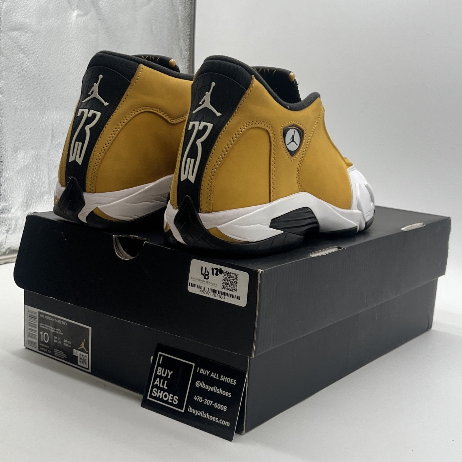 Size 10 - Air Jordan 14 Retro Light Ginger 2022 (487471-701)