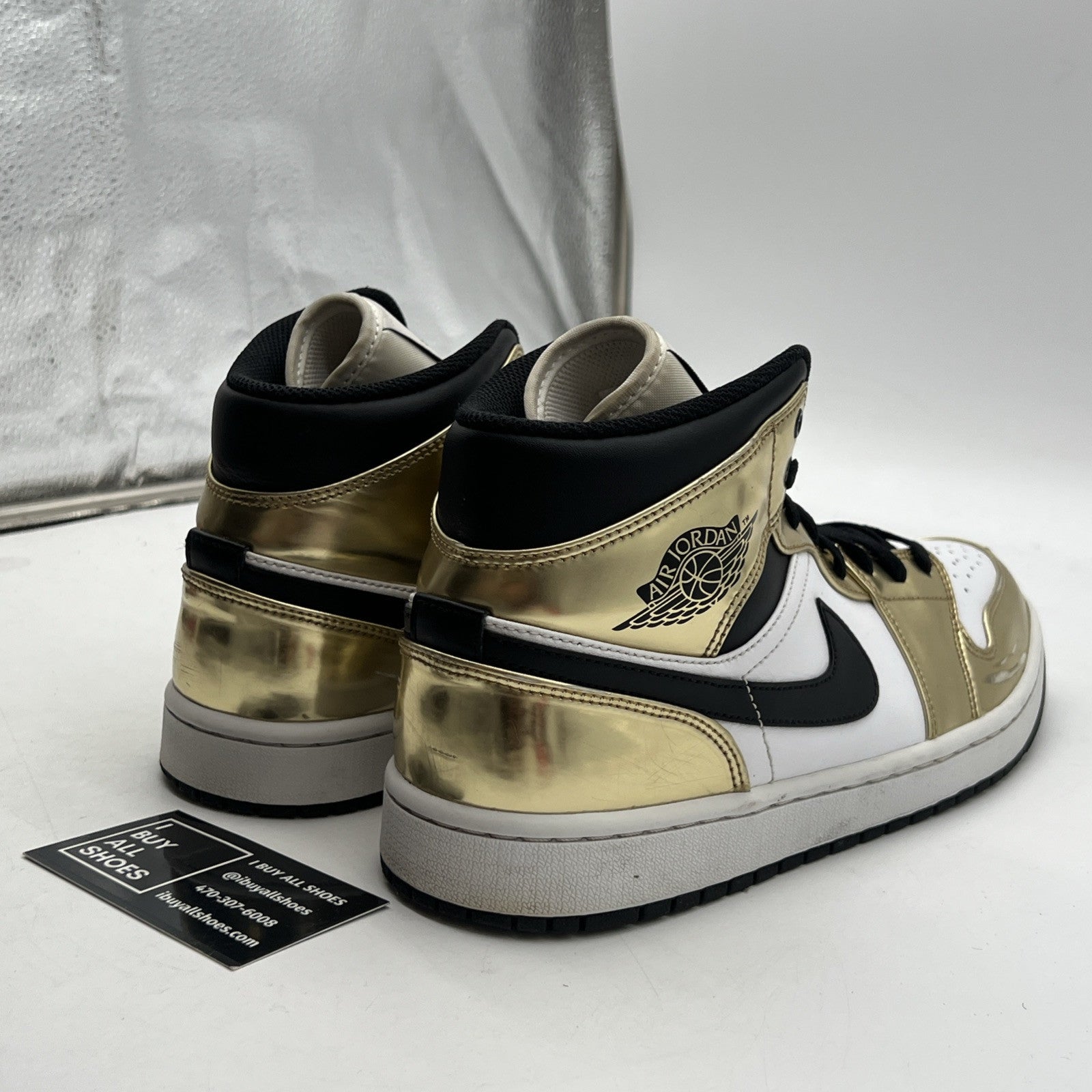 Size 10 - Air Jordan 1 Mid SE Metallic Gold 2020 (DC1419-700)