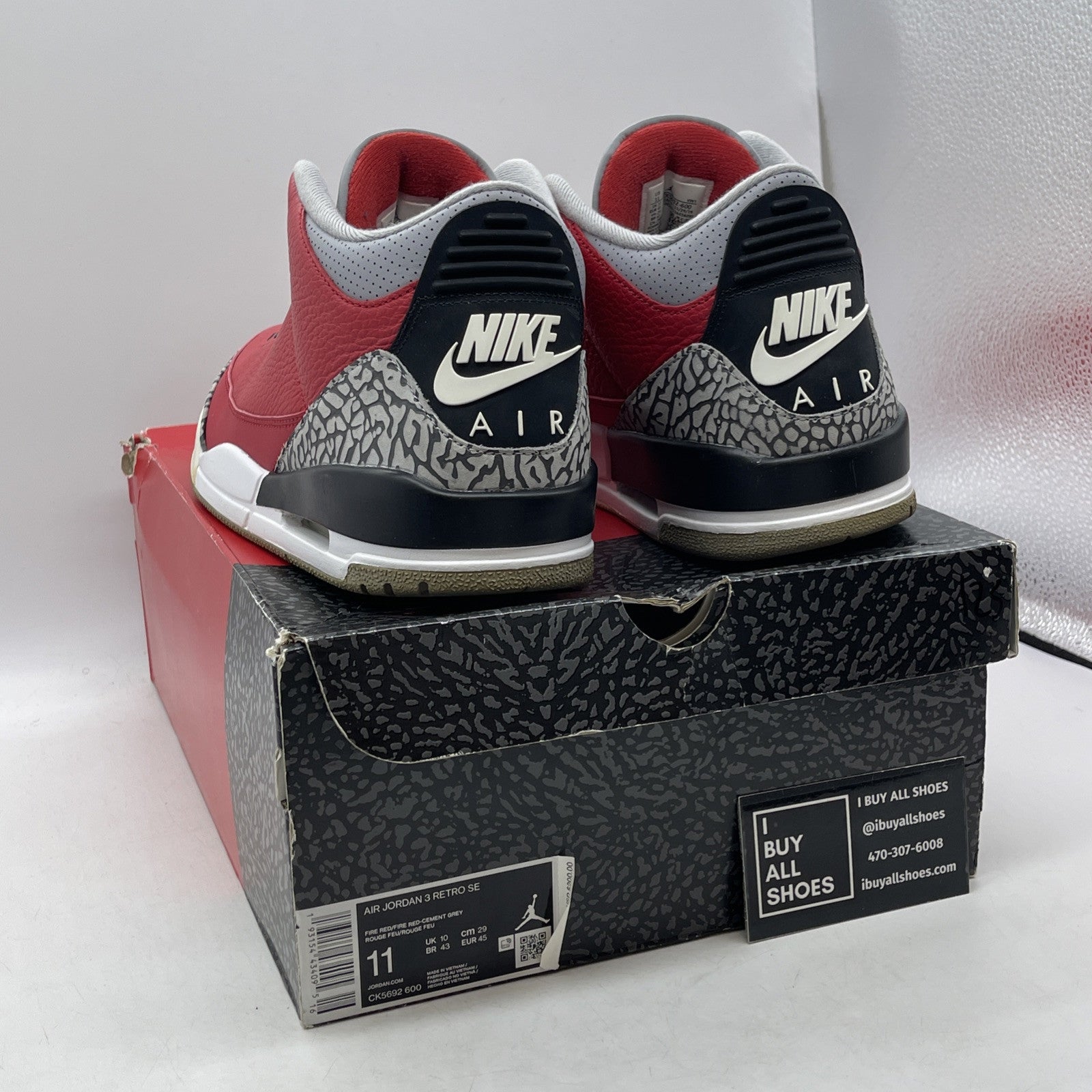Size 11 - Jordan 3 Retro SE Mid Unite Red Grey Suede Leather (CK5692-600)