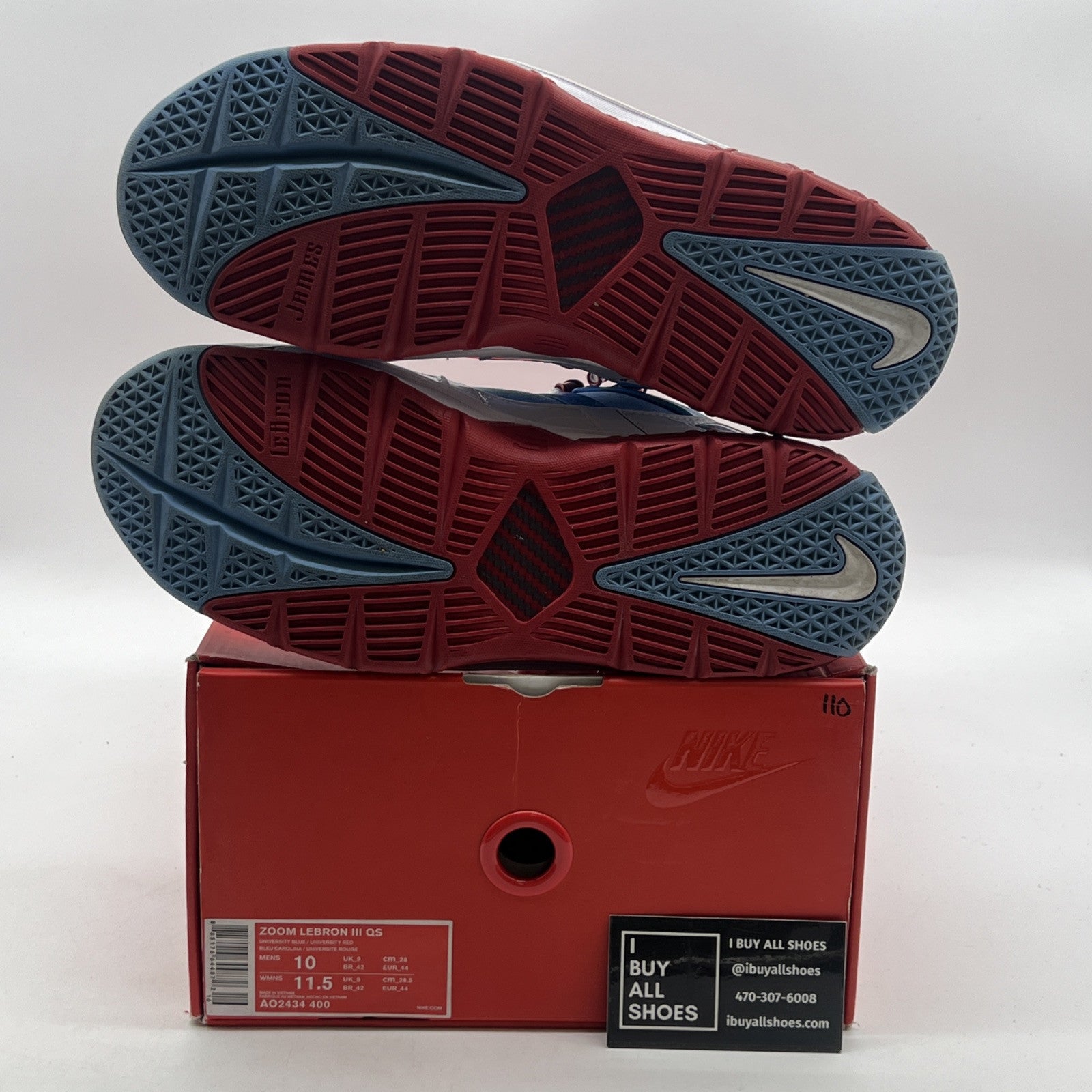 Size 10 - Nike Zoom LeBron 3 Houston Oilers (AO2434-400)