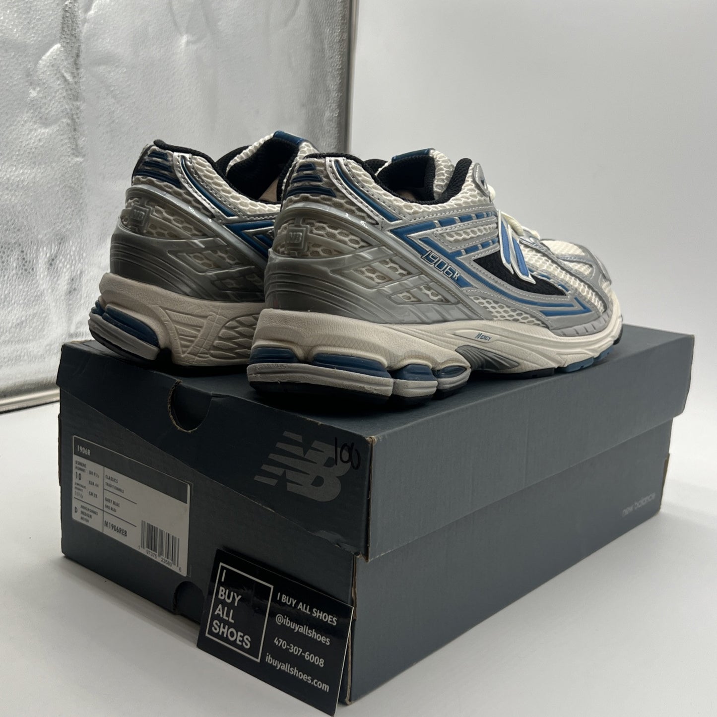 Size 10 - New Balance 1906R Silver Blue Agate (M1906REB)