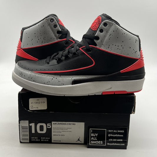 Size 10.5 - Air Jordan 2 Retro Infrared 23 (385475-023)
