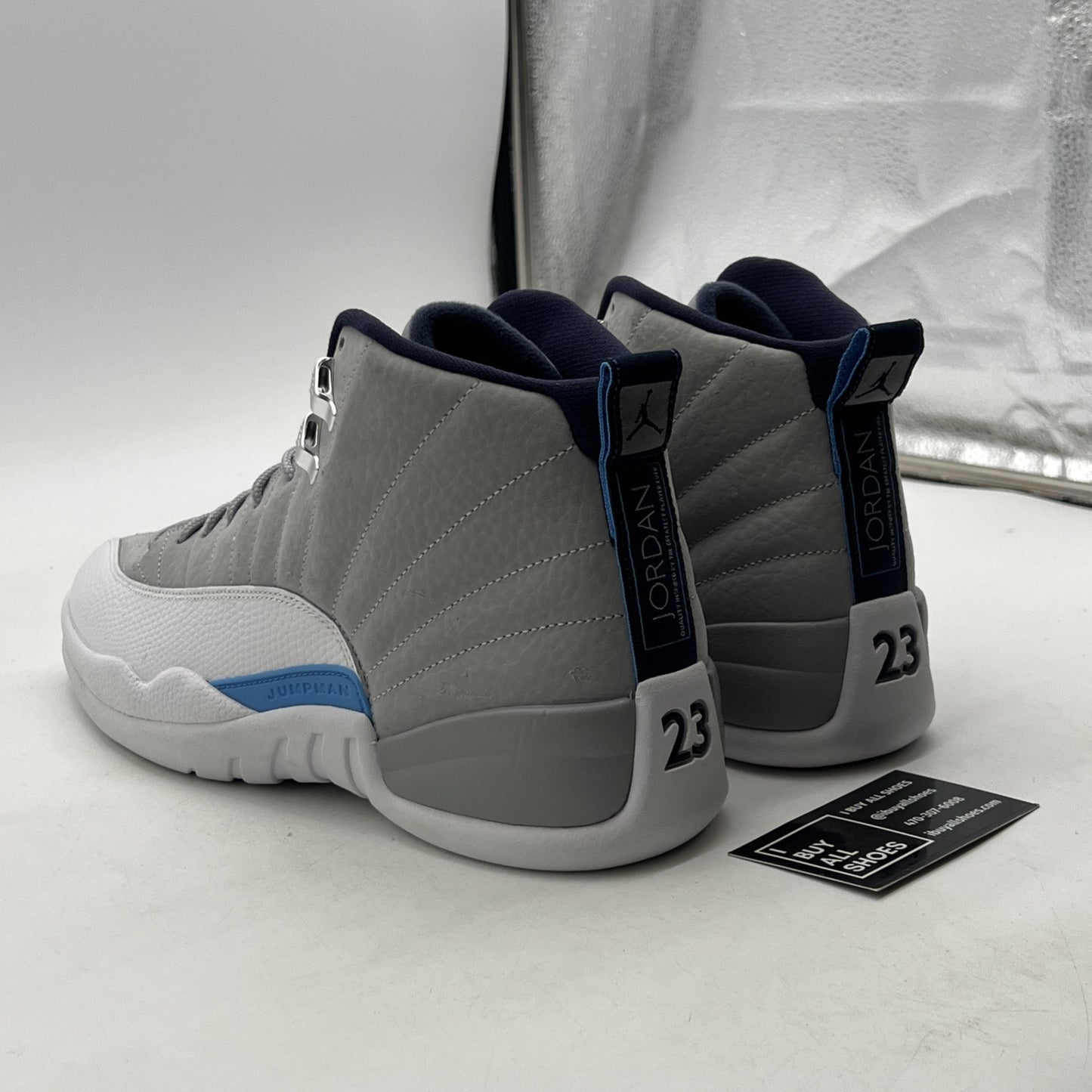 Size 10 - Air Jordan 12 Retro Grey University Blue (130690-007)