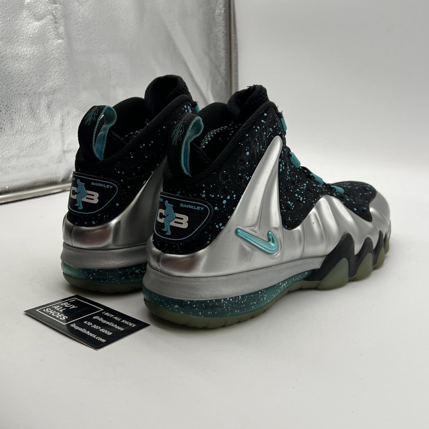 Size 10.5 - Nike Barkley Posite Max Splatter (555097-040)