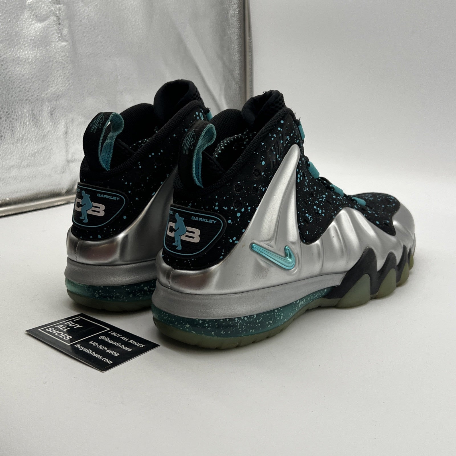 Size 10.5 - Nike Barkley Posite Max Splatter (555097-040)