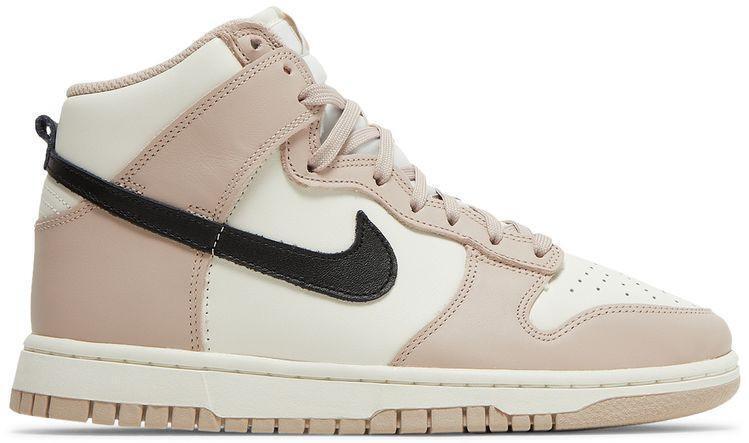 Size 6.5W - Nike Dunk High Fossil Stone Black Leather (DD1869-200)