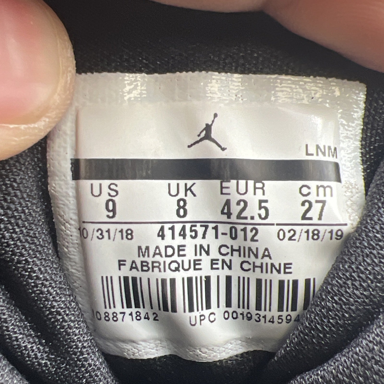 Size 9 - Air Jordan 13 Retro Cap and Gown (414571-012)