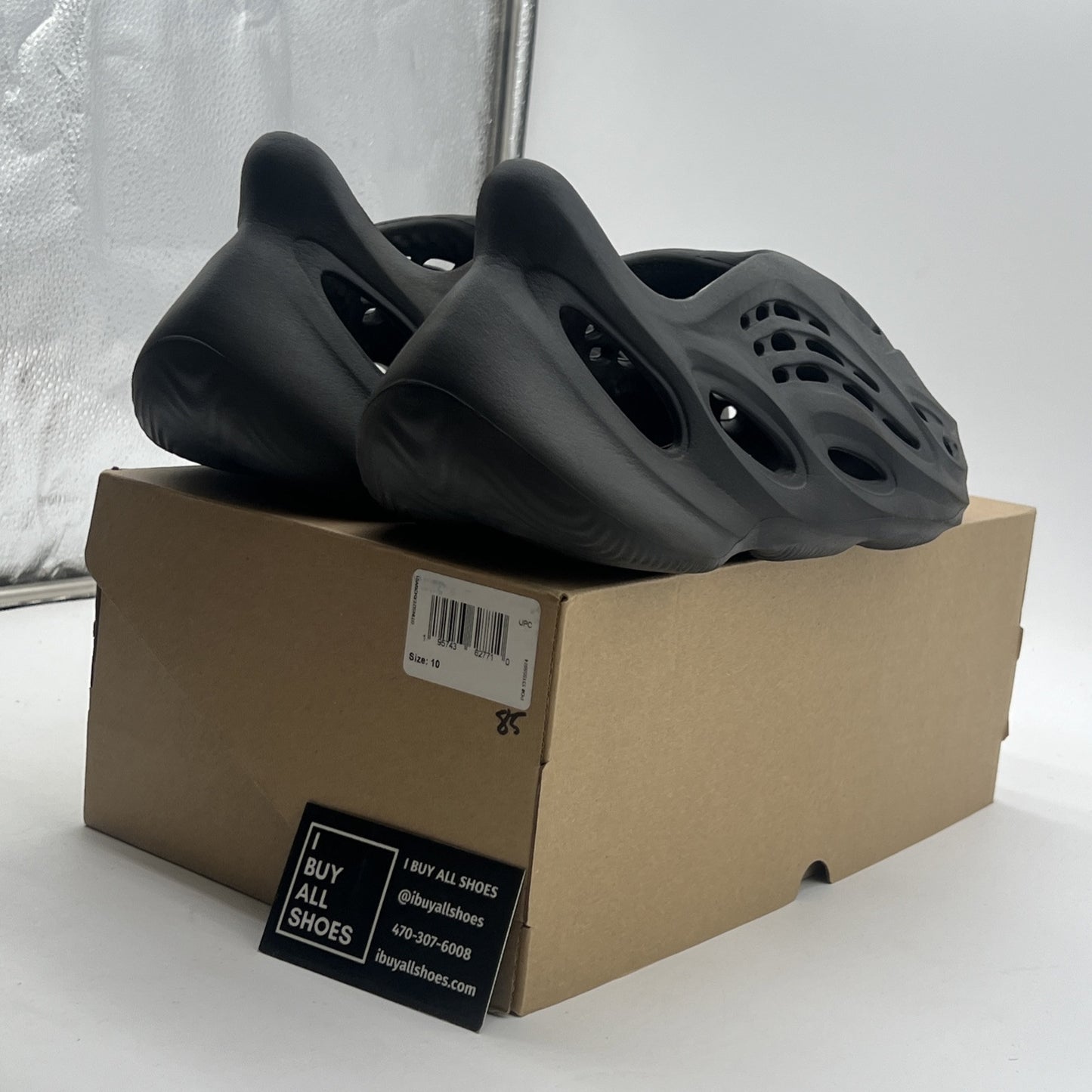 Size 10 - Adidas Yeezy Foam Runner 'Onyx' (HP8739)