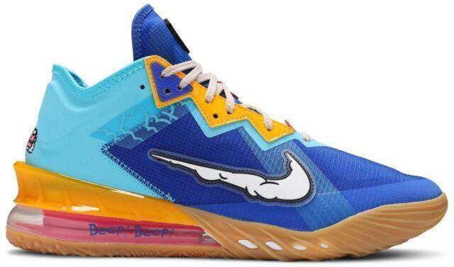 Size 11.5 - Nike Space Jam x LeBron 18 Low Wile E. x Roadrunner (CV7562-401)