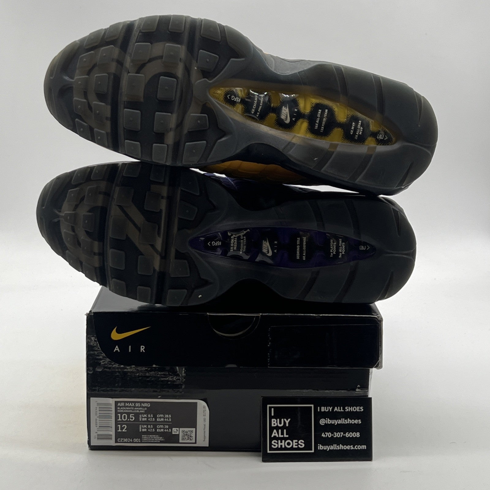 Size 10.5 - Nike LeBron James x Air Max 95 NRG Home Team (CZ3624-001)