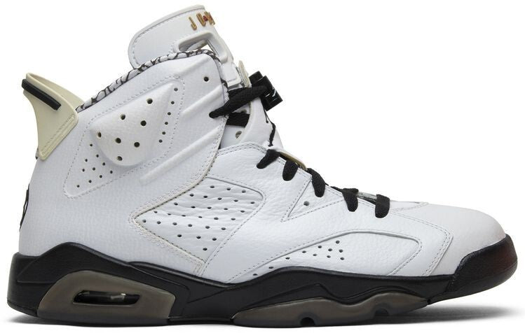 Size 11 - Air Jordan 6 Retro Premium Motorsports White Leather (395866-101)