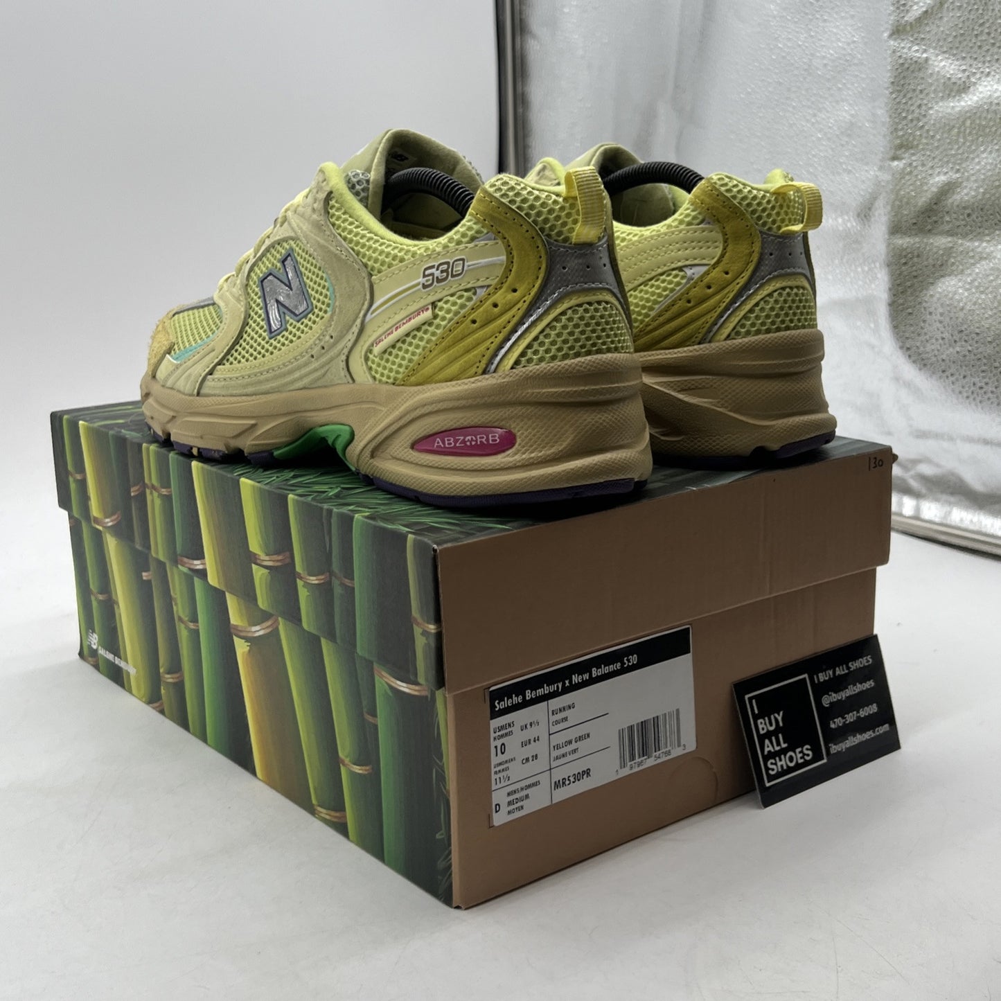 Size 10 - New Balance Salehe Bembury x 530 Prosperity Be The Prize (MR530PR)