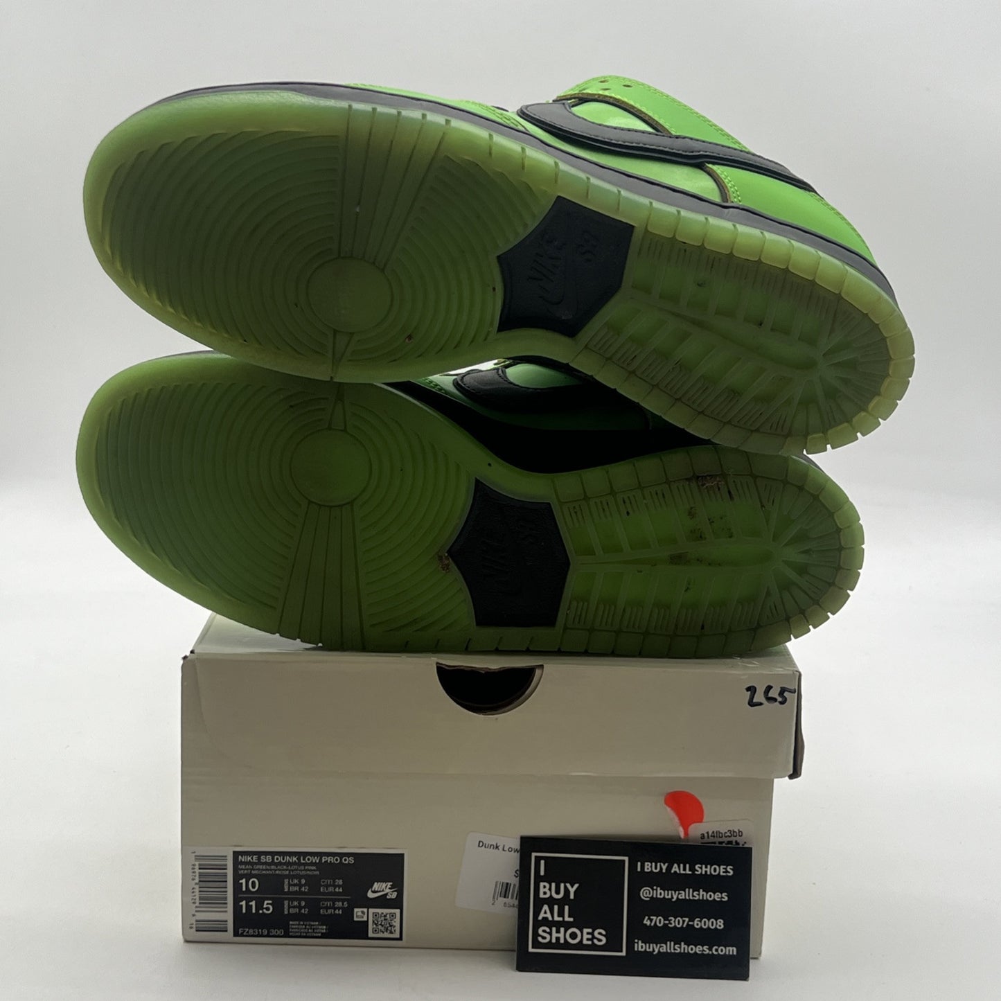 Size 10 - Nike The Powerpuff Girls x Dunk Pro SB QS Low Buttercup (FZ8319-300)