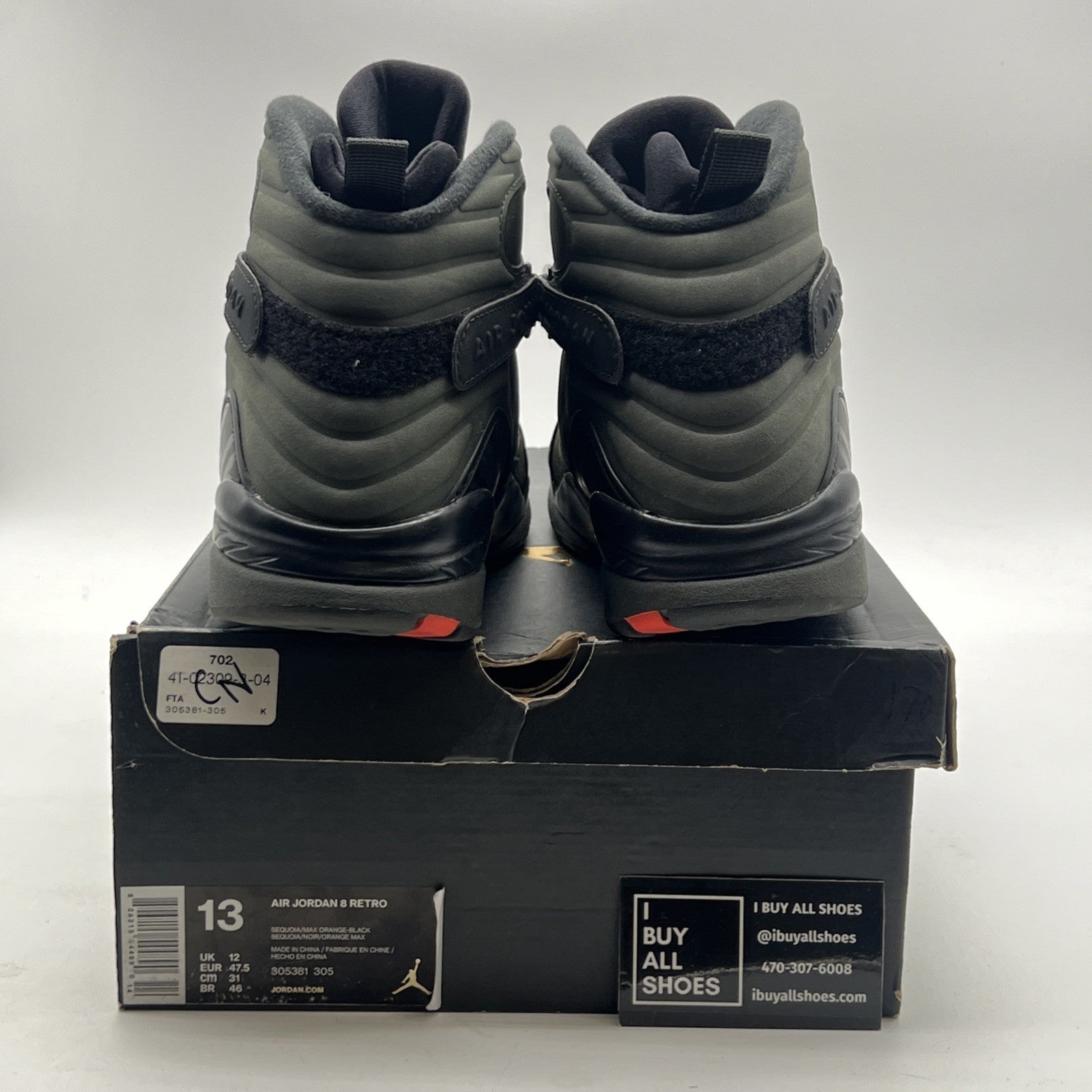 Size 13 - Air Jordan 8 Retro Take Flight (305381-305)