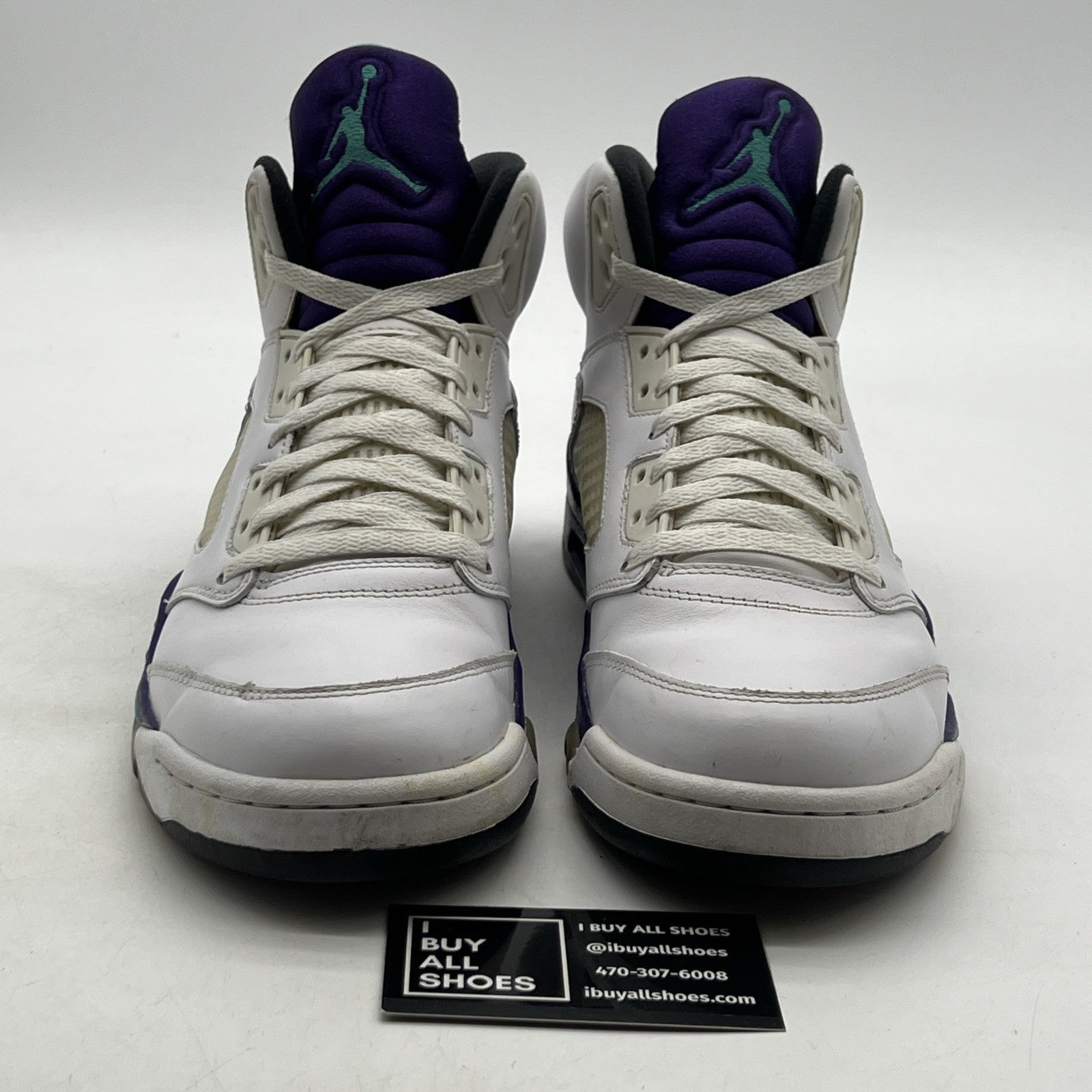 Size 9.5 - Air Jordan 5 Retro Grape 2013 (136027-108)