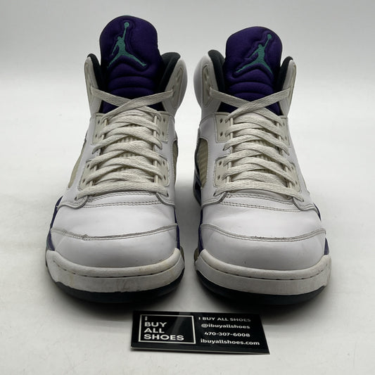 Size 9.5 - Air Jordan 5 Retro Grape 2013 (136027-108)