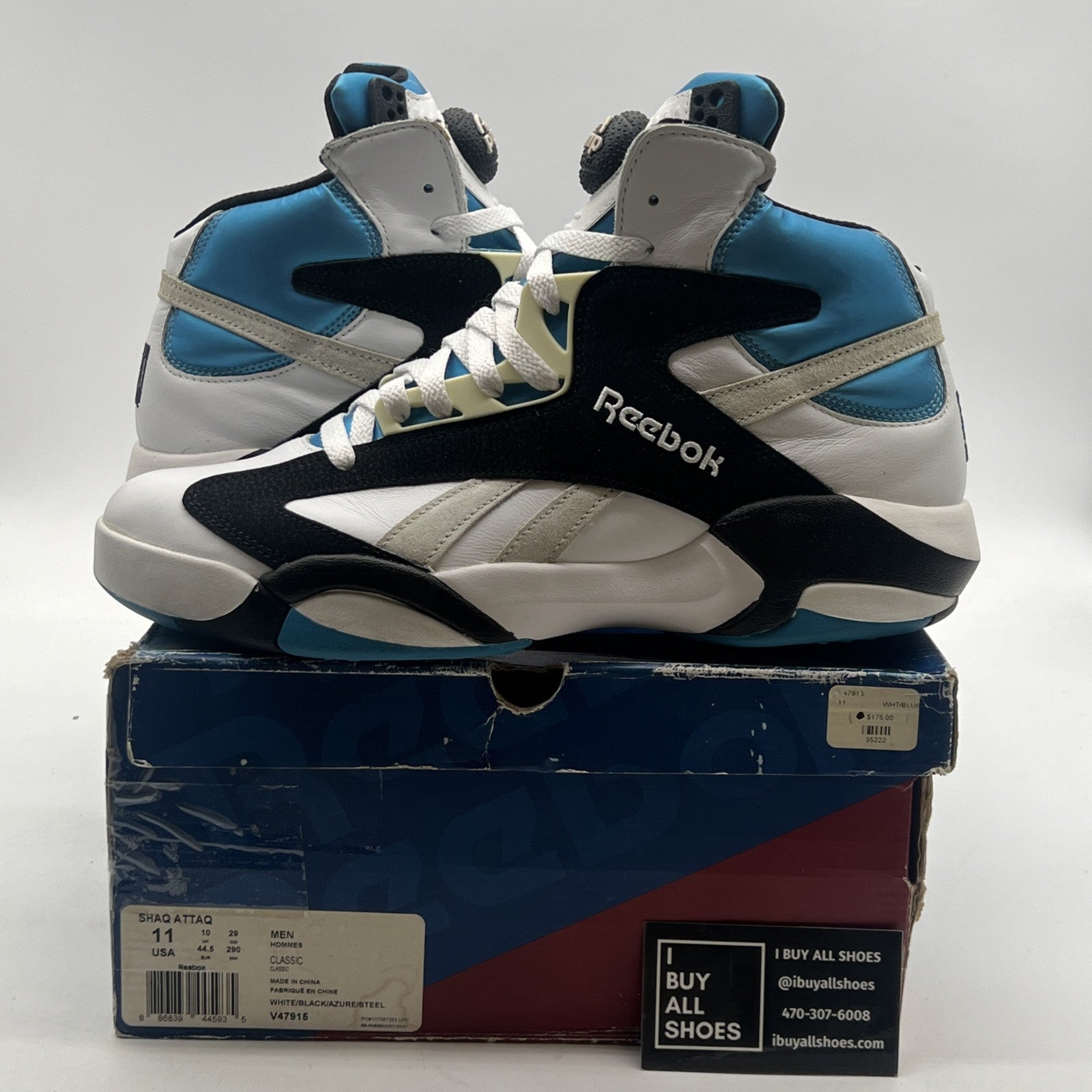 Size 11 - Reebok Shaq Attaq 2013 Orlando Magic (V47915)