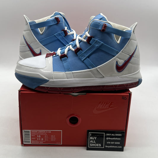 Size 10 - Nike Zoom LeBron 3 Houston Oilers (AO2434-400)