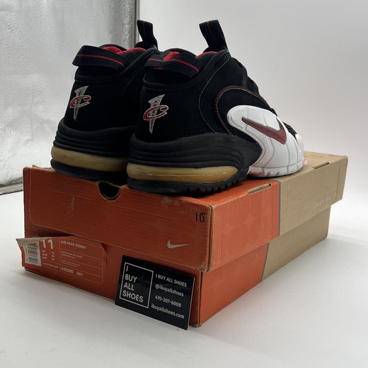 Size 11 - Nike Air Max Penny Black (630200-061)