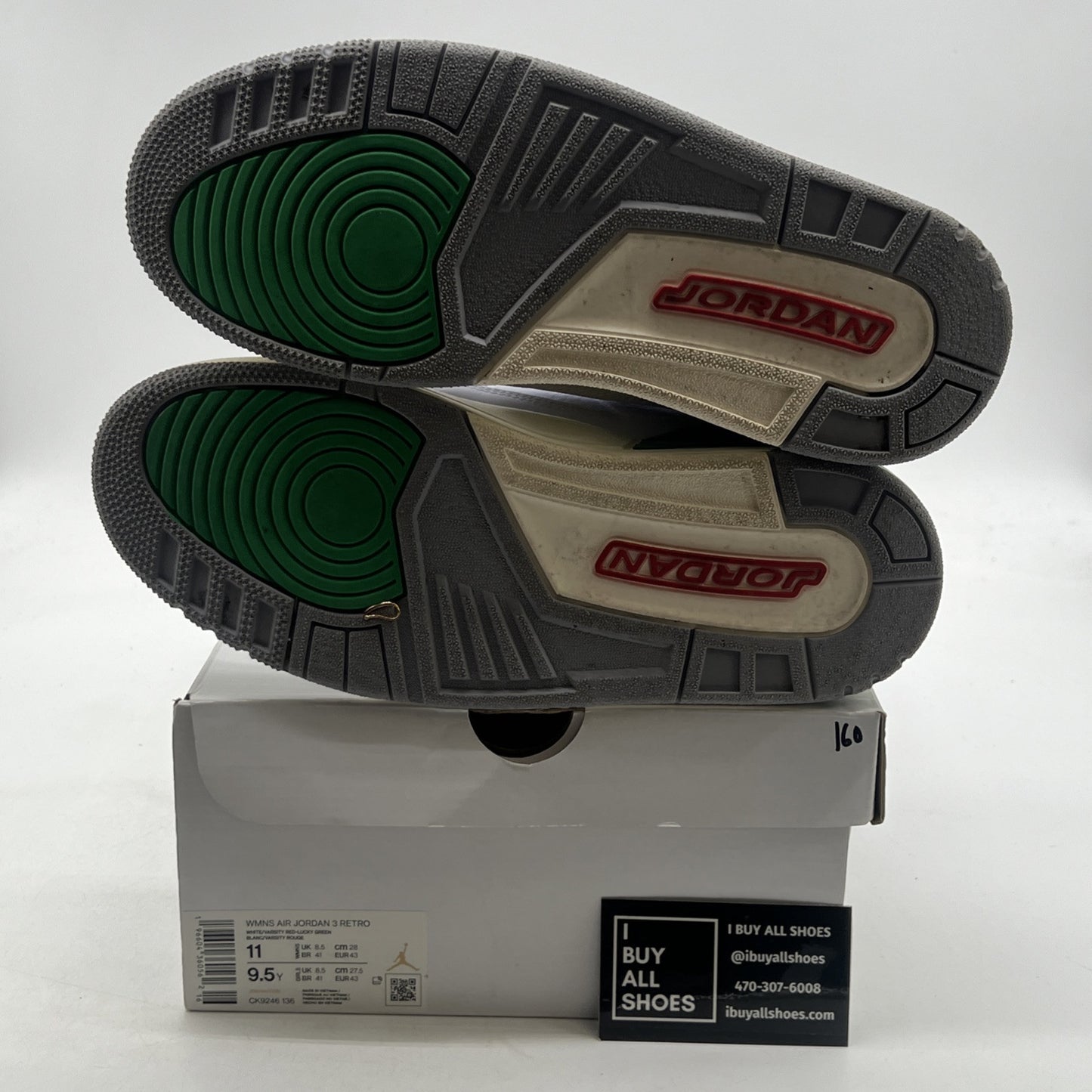 Size 11W - Air Jordan 3 Lucky Green (CK9246-136)