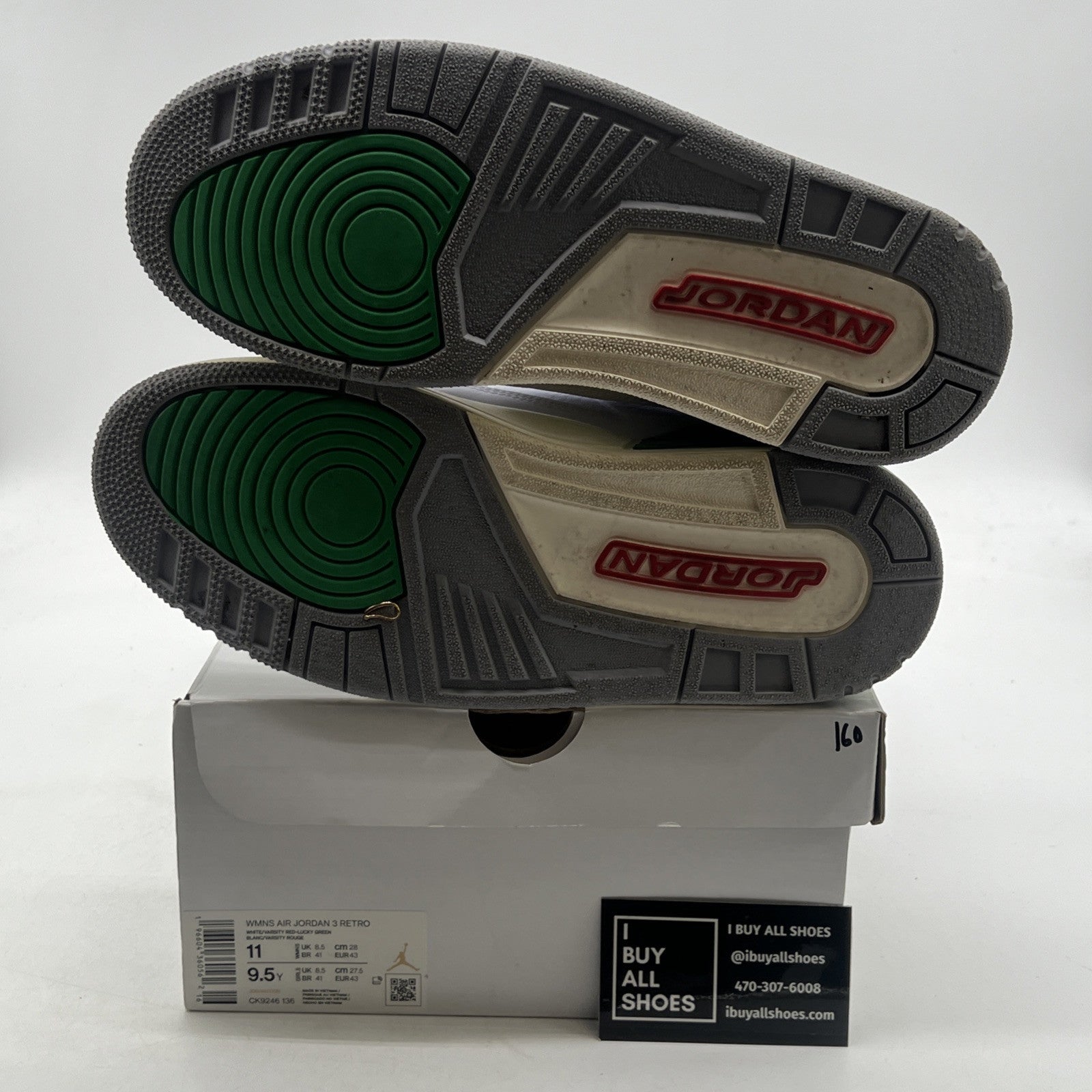Size 11W - Air Jordan 3 Lucky Green (CK9246-136)