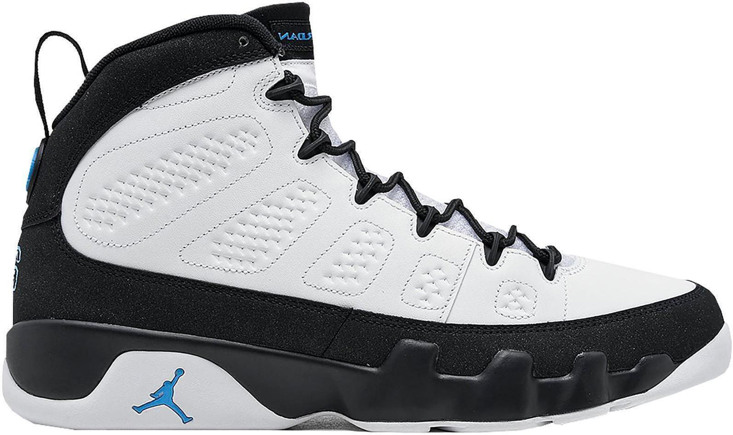 Size 10 - Jordan 9 Retro University Blue 2020 White Leather (CT8019-140)