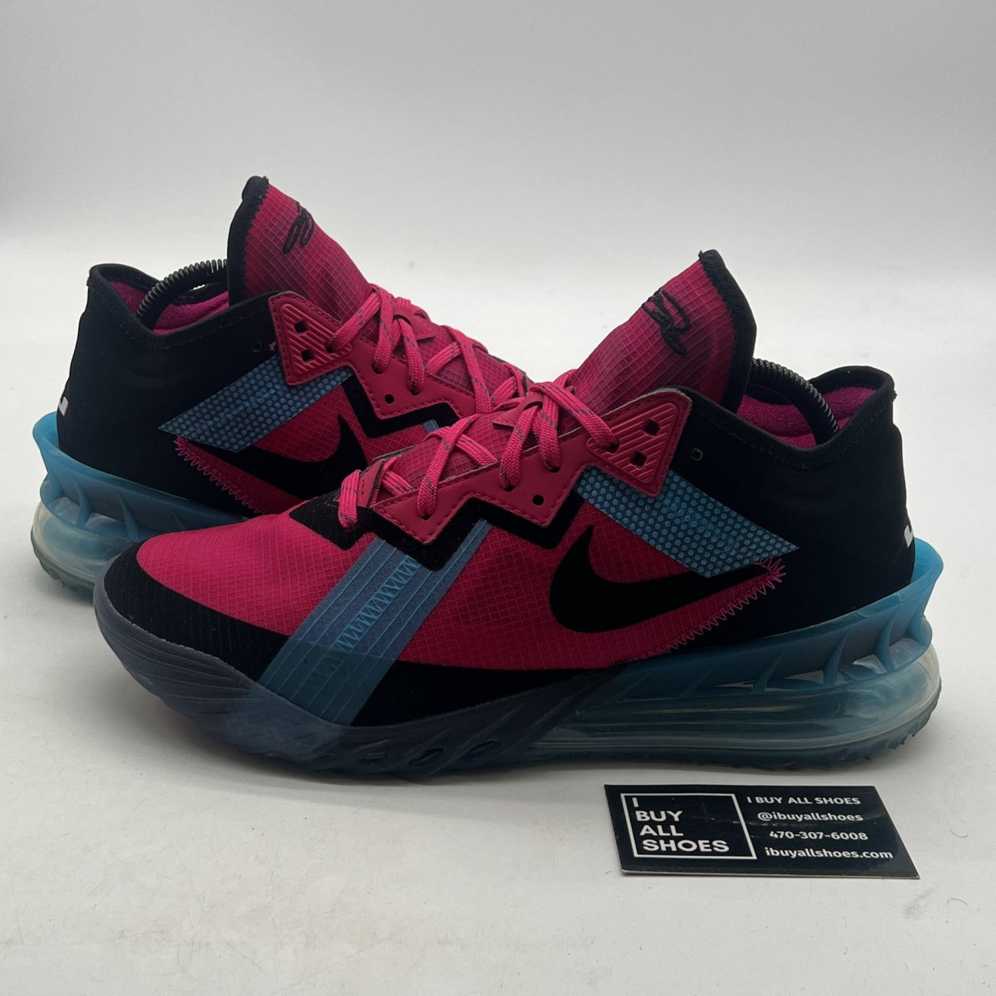 Size 8.5 - Nike LeBron 18 Low Neon Nights (CT7562-600)