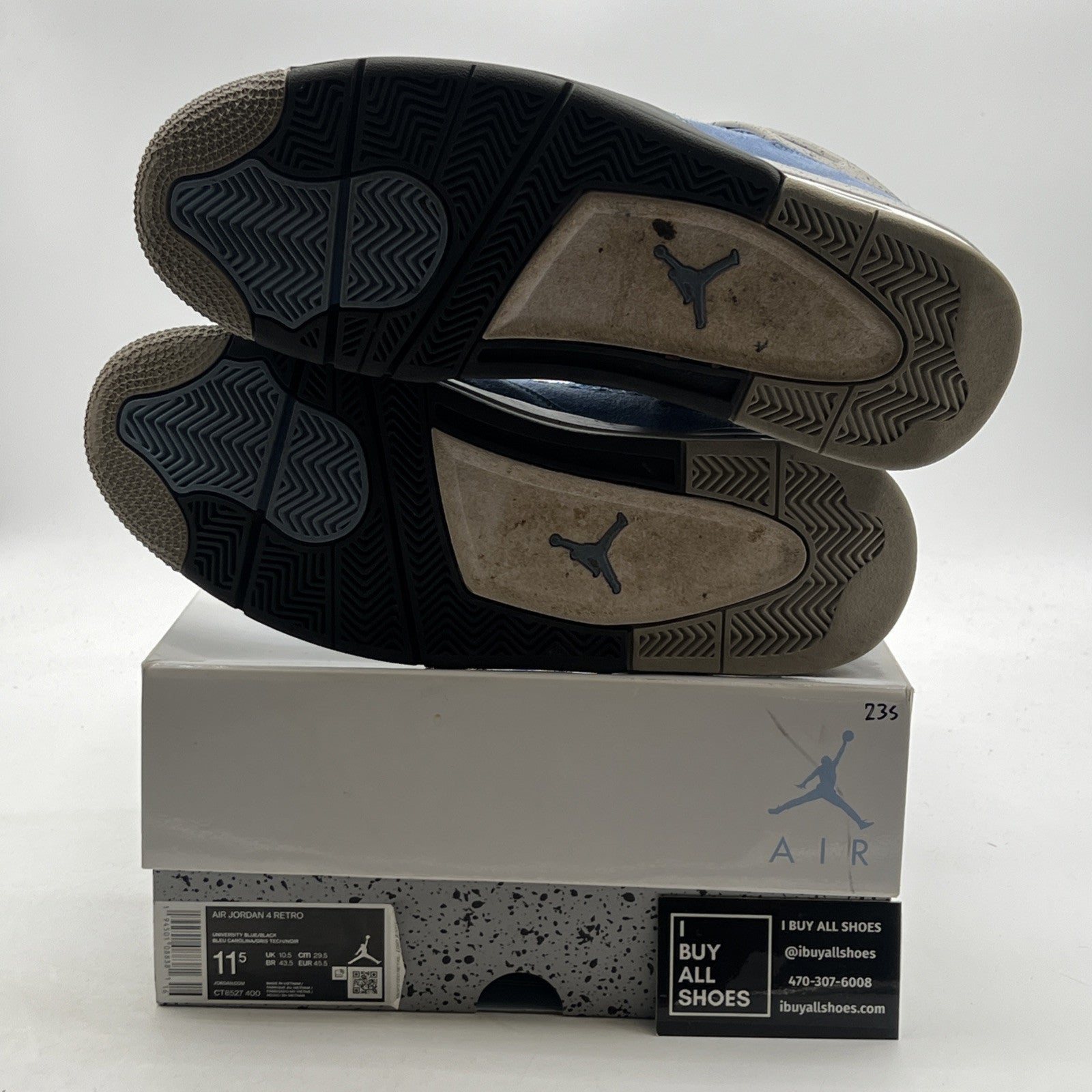 Size 11.5 - Air Jordan 4 Retro Mid University Blue (CT8527-400)