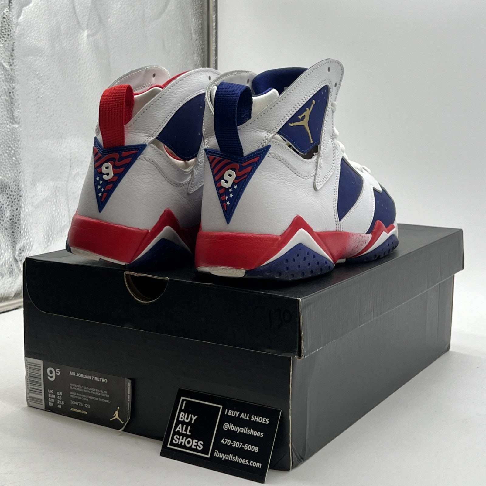 Size 9.5 - Air Jordan 7 Retro Tinker Alternate (304775-123)
