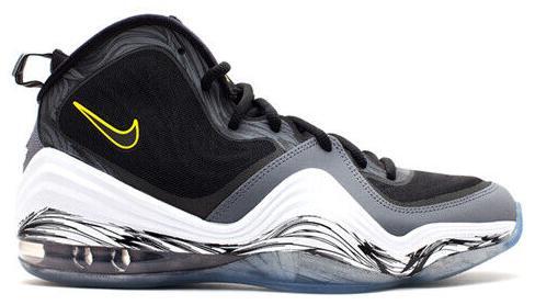 Size 12 - Nike Air Penny 5 Black Grey Tour Yellow (537331-001)