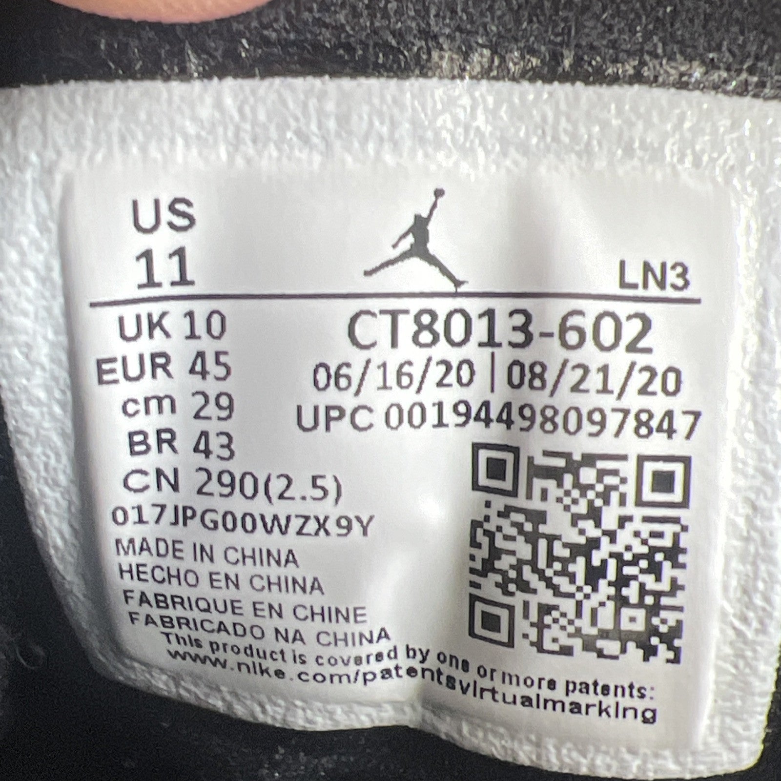 Size 11 - Air Jordan 12 Retro Reverse Flu Game 2020 (CT8013-602)