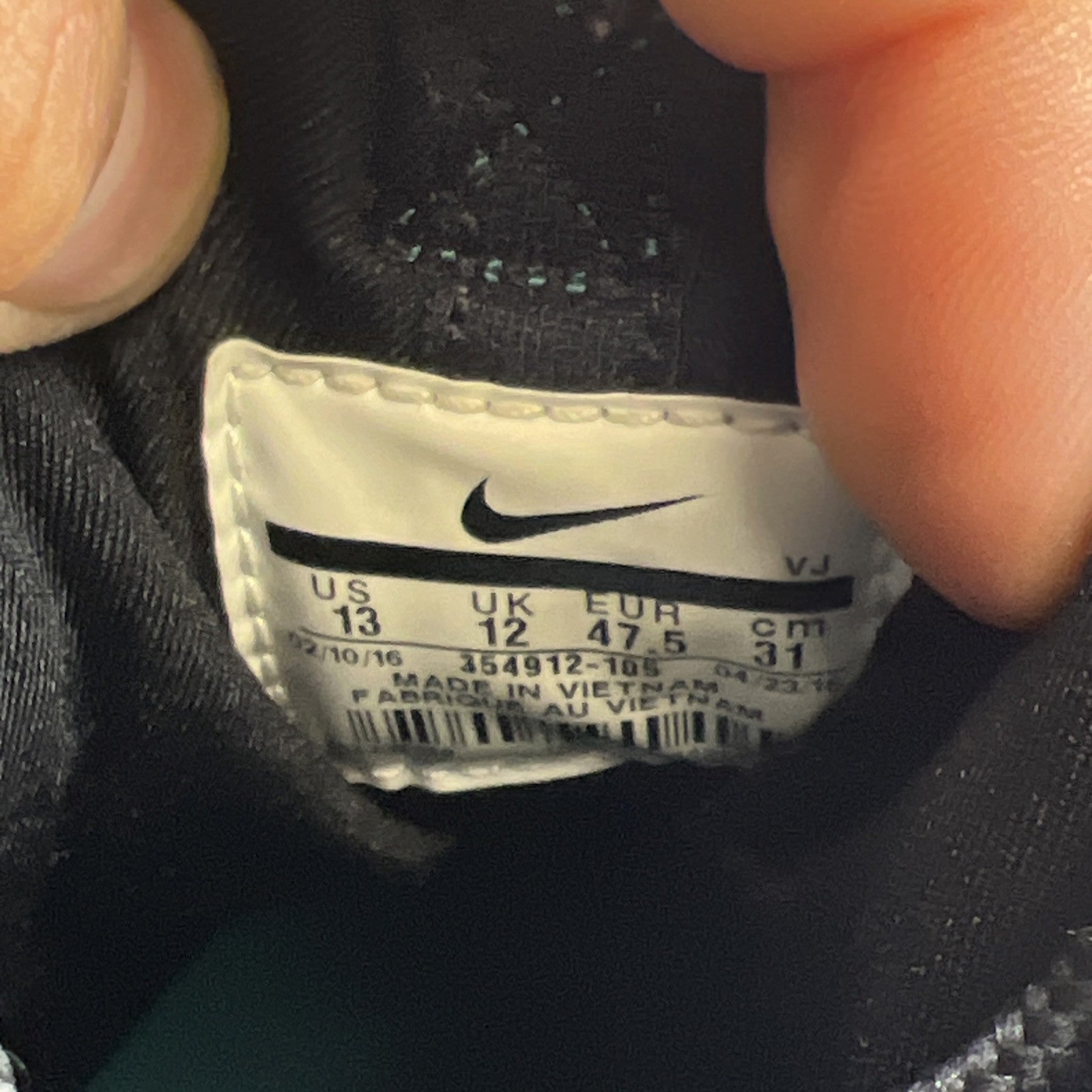Size 13 - Nike Air Griffey Max 1 2016 White Freshwater (354912-105)