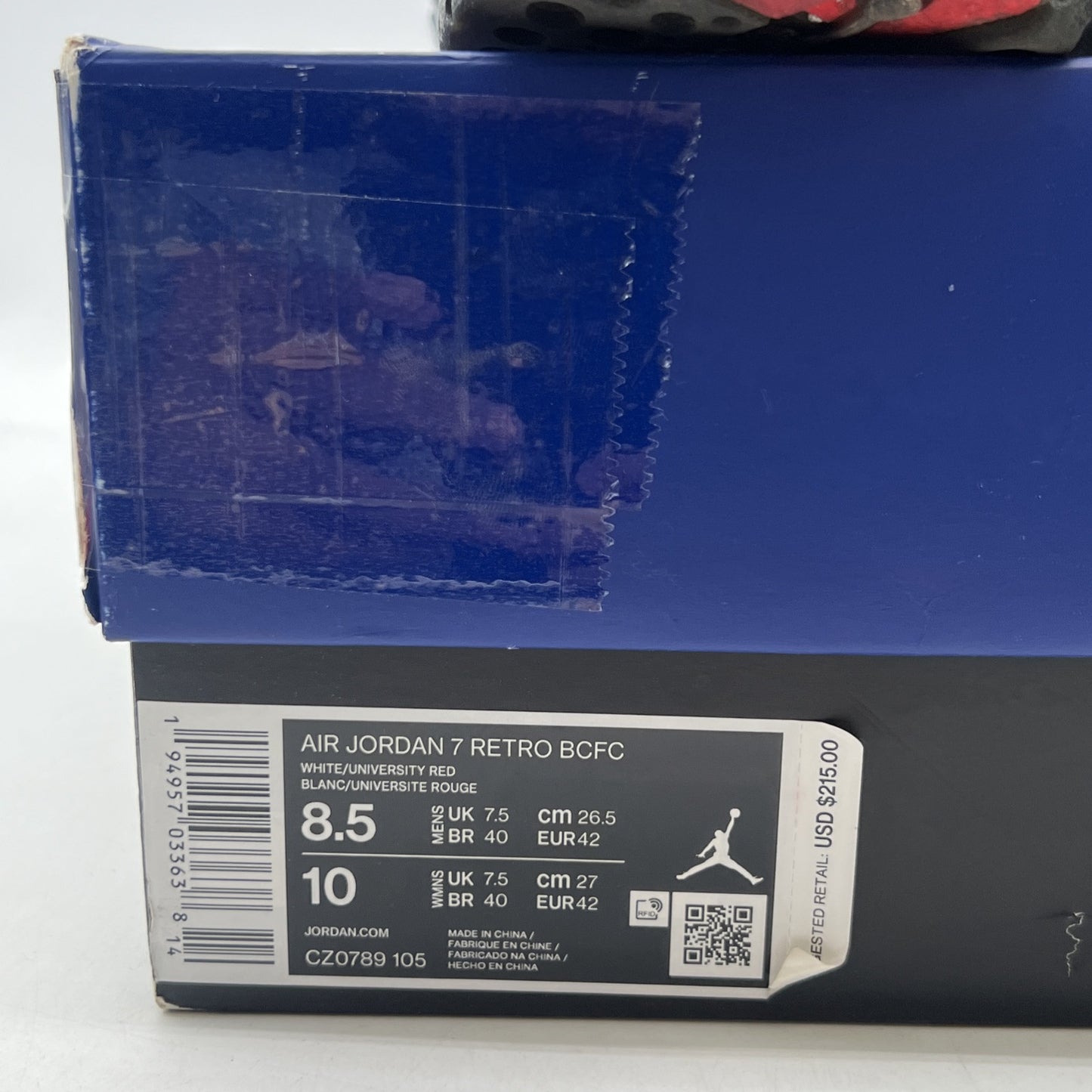 Size 8.5 - Paris Saint-Germain x Air Jordan 7 Retro Paname (CZ0789-105)