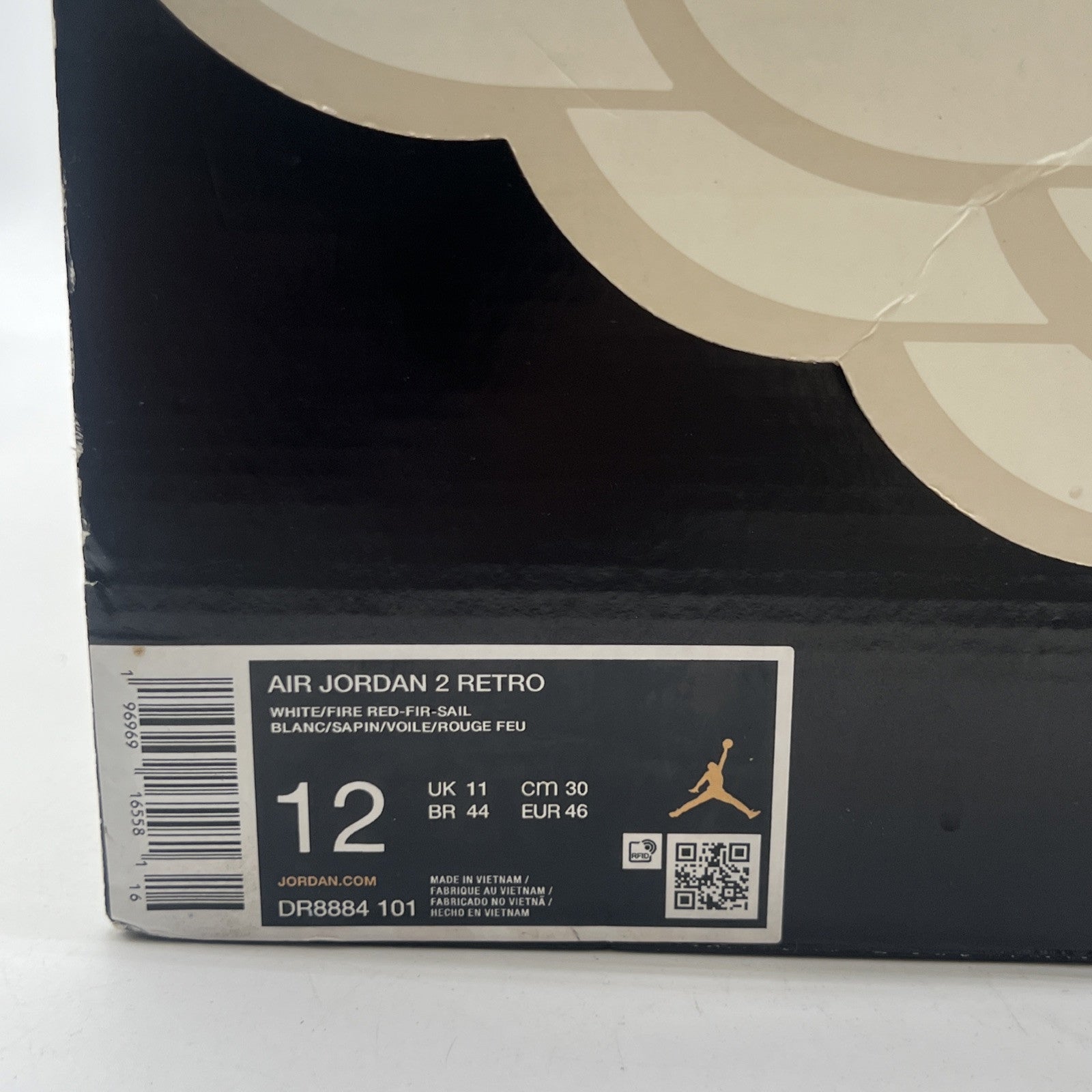 Size 12 - Air Jordan 2 Retro Origins (DR8884-101)