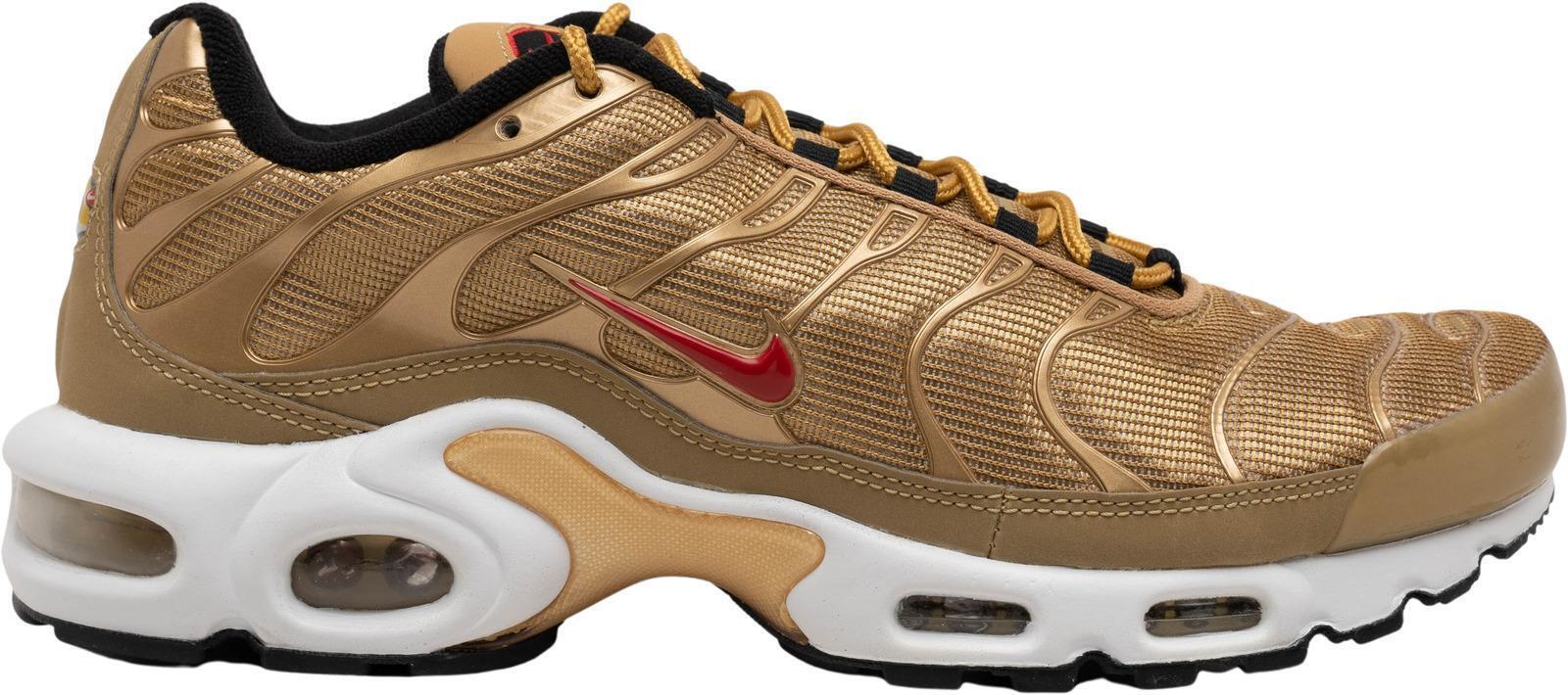 Size 12 - Nike Air Max Plus QS Metallic Gold Suede Leather (903827-700)