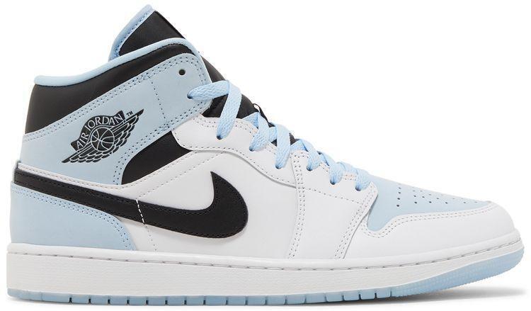 Size 9.5 - Air Jordan 1 Mid SE White Ice Blue (DV1308-104)